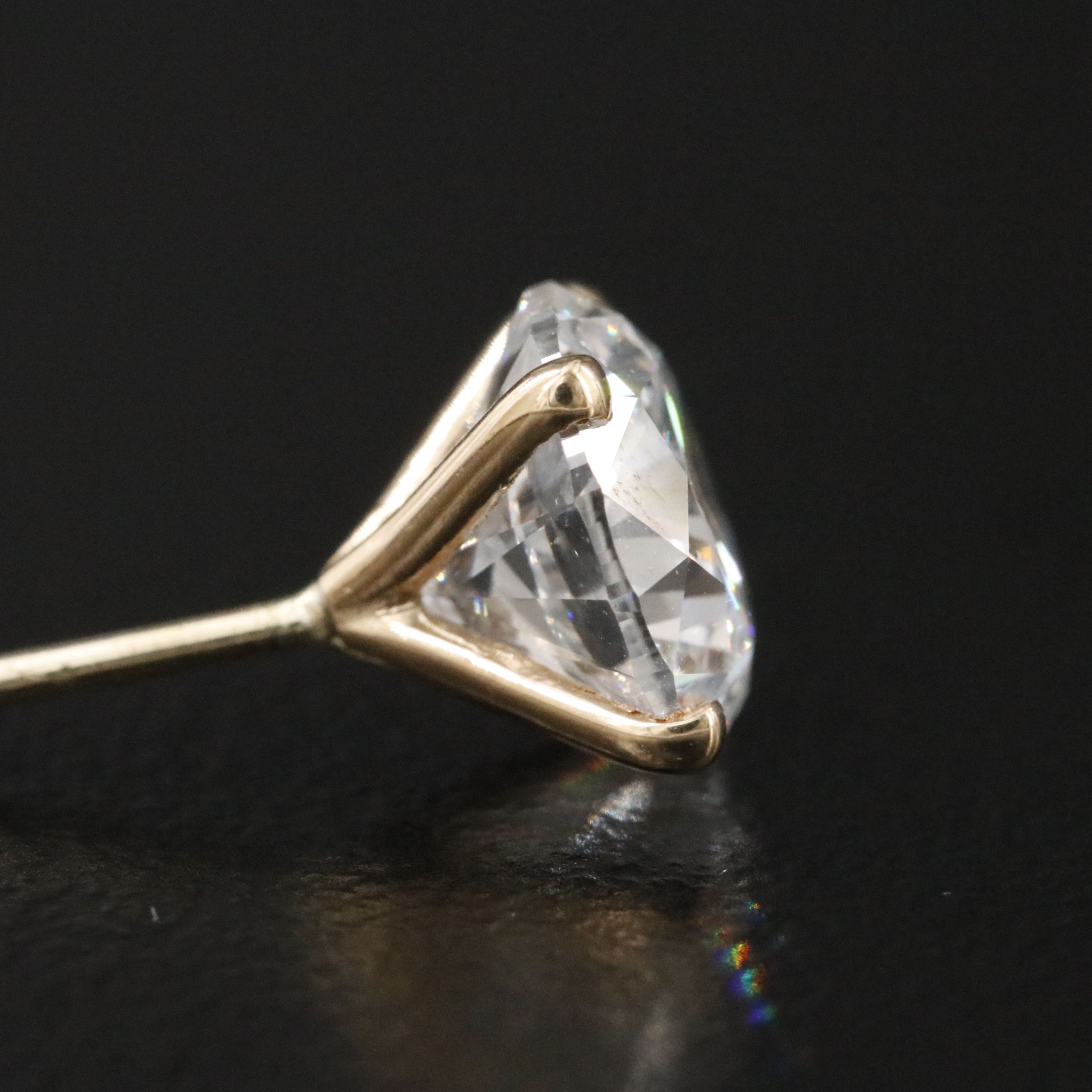 14K 3.00 CTW Lab Grown Diamond Stud Earrings with IGI Jewelry Report