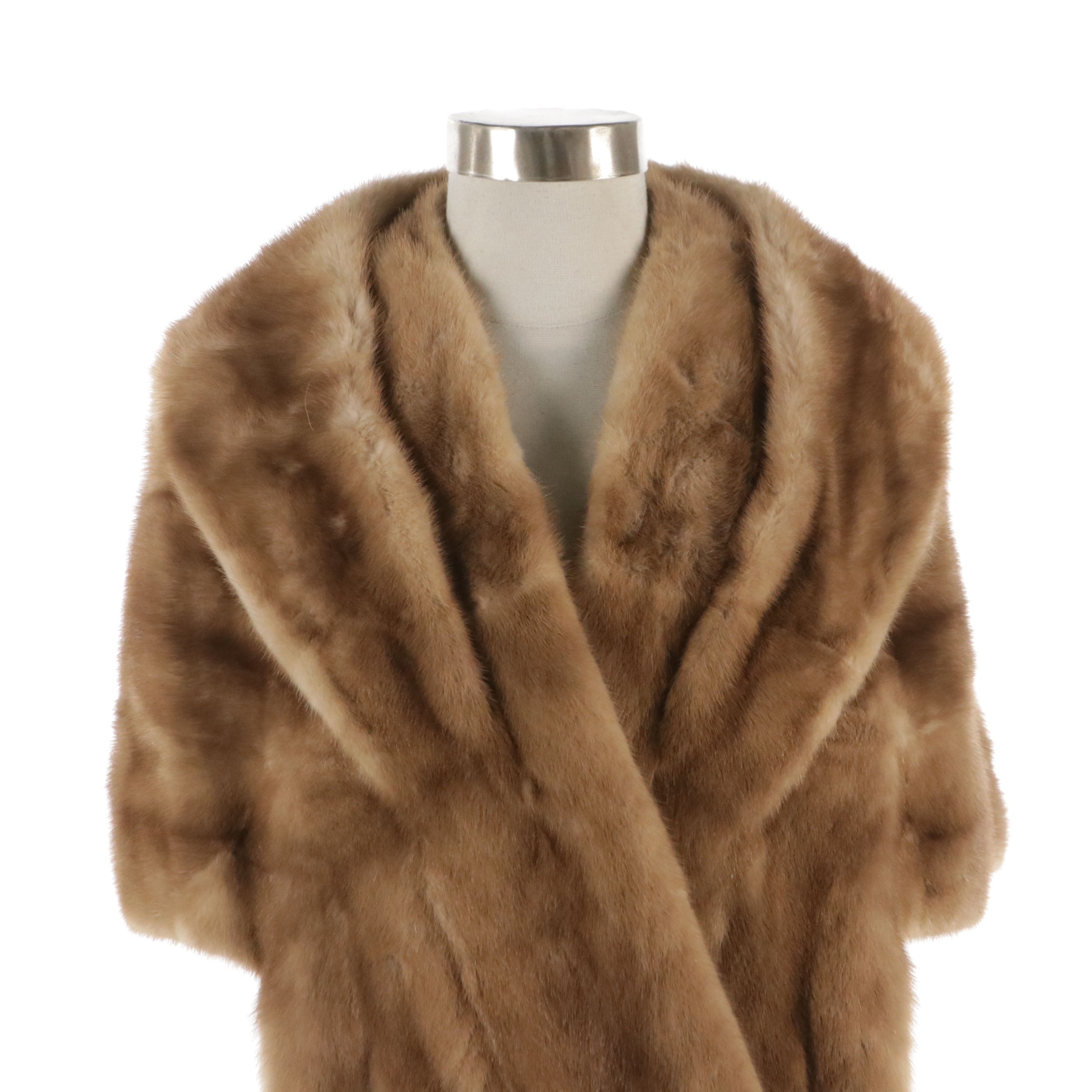 Styled by Sygmund Vintage Mink Fur Stole