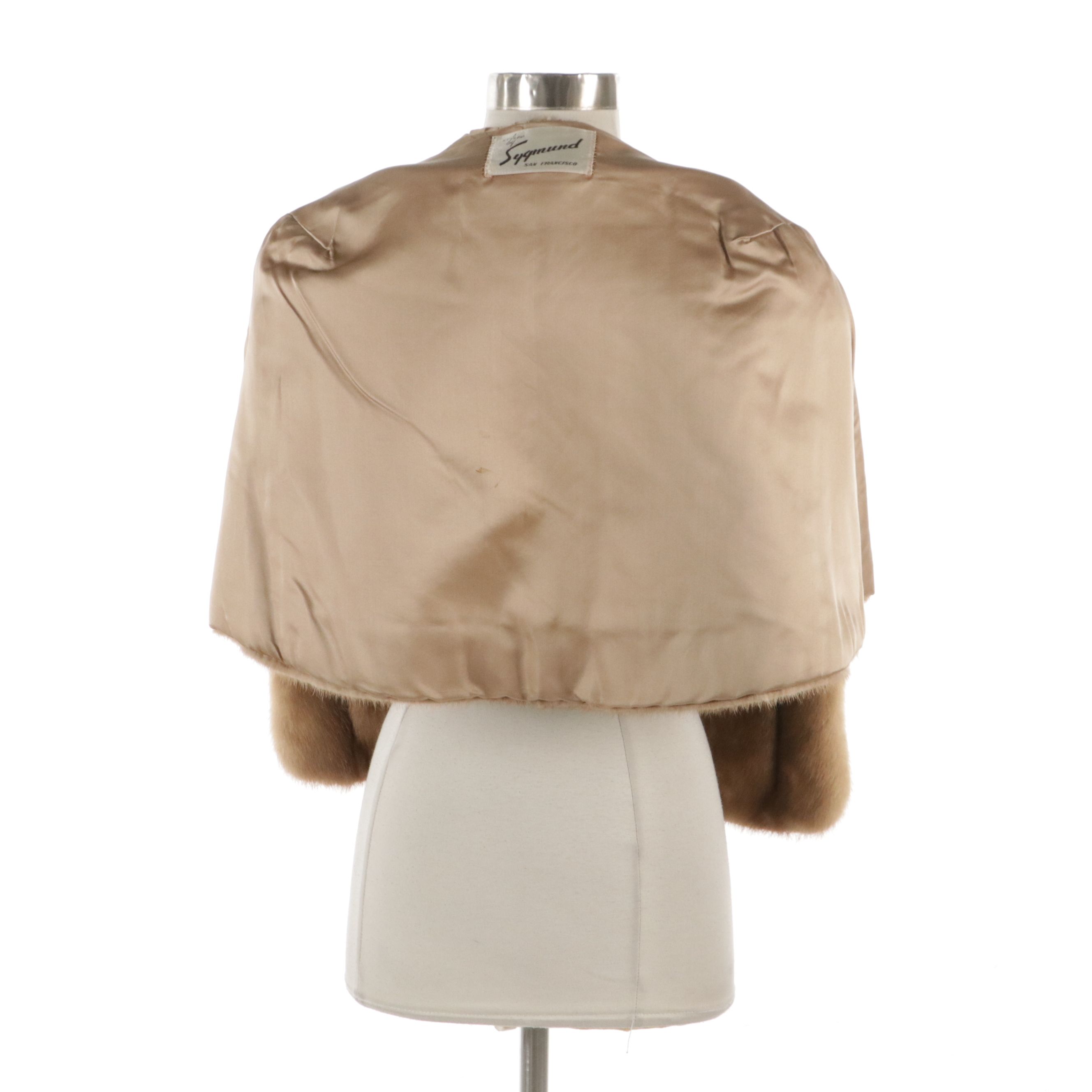 Styled by Sygmund Vintage Mink Fur Stole