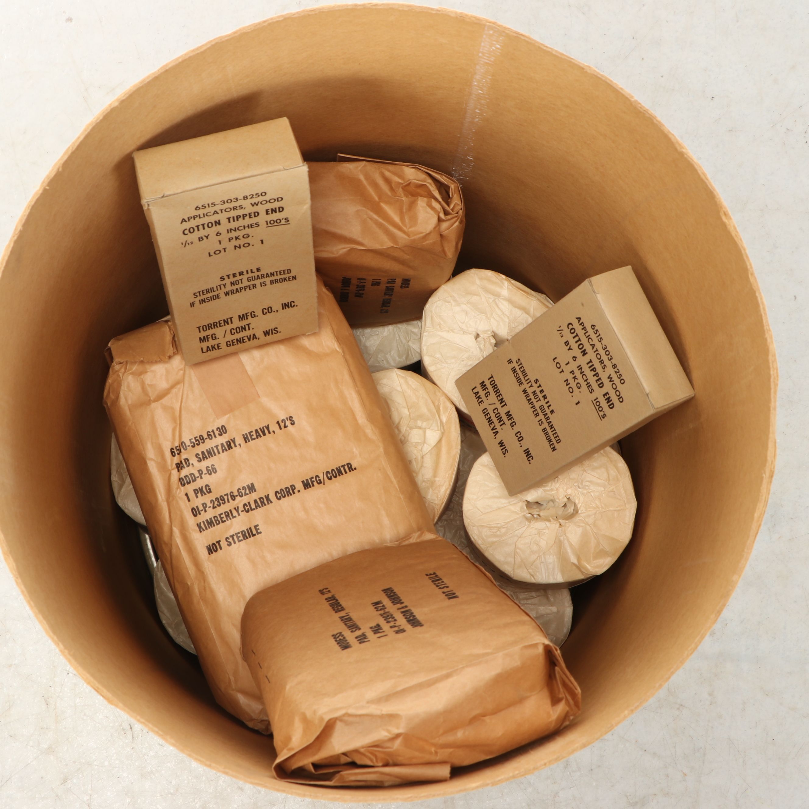 Department of Defense "SK IV Sanitation Kit" Fallout Shelter Supply Drum, 1960s