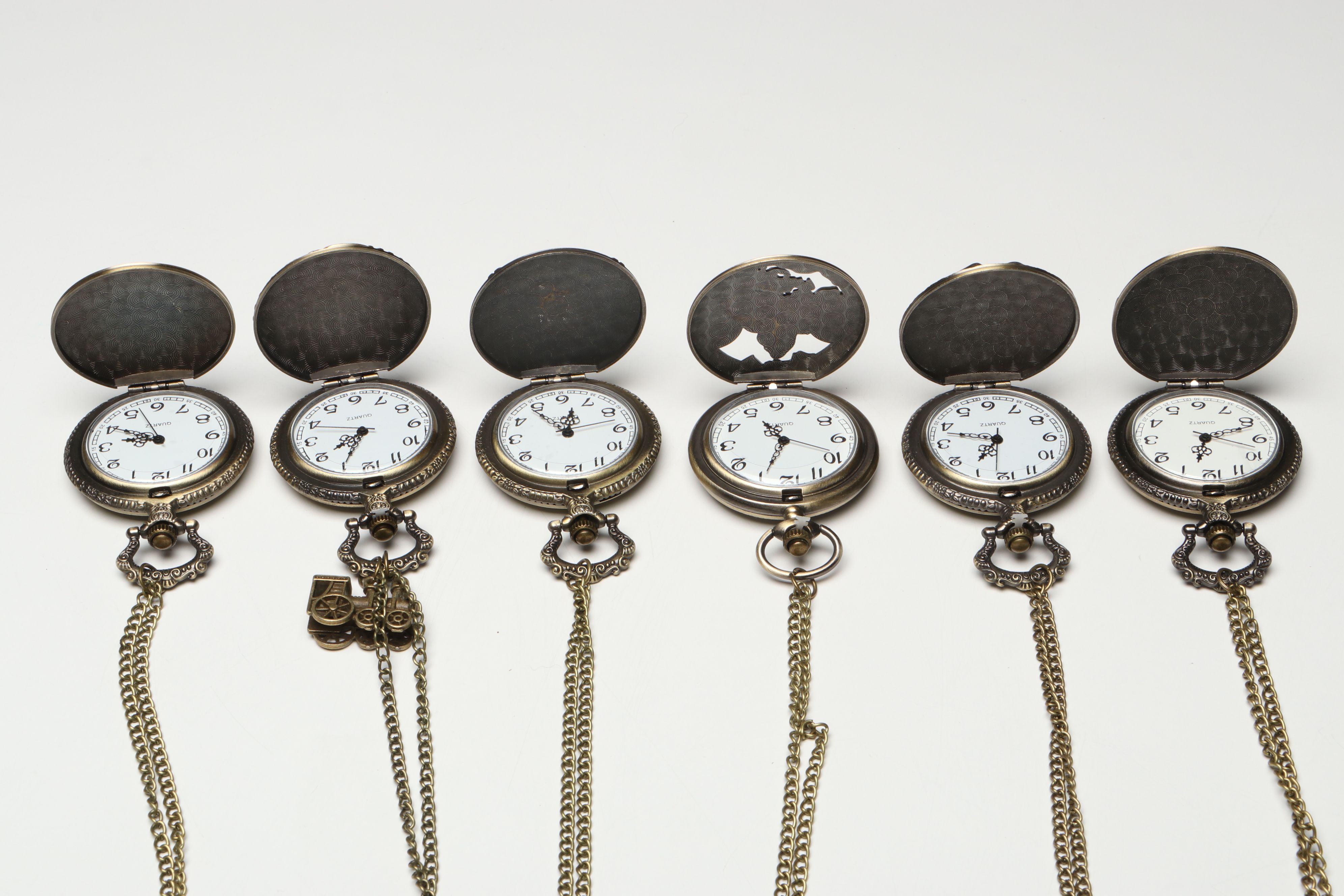 TopFlames Gold Bar Metal Lighter Key Chains with Other Pocket Watches