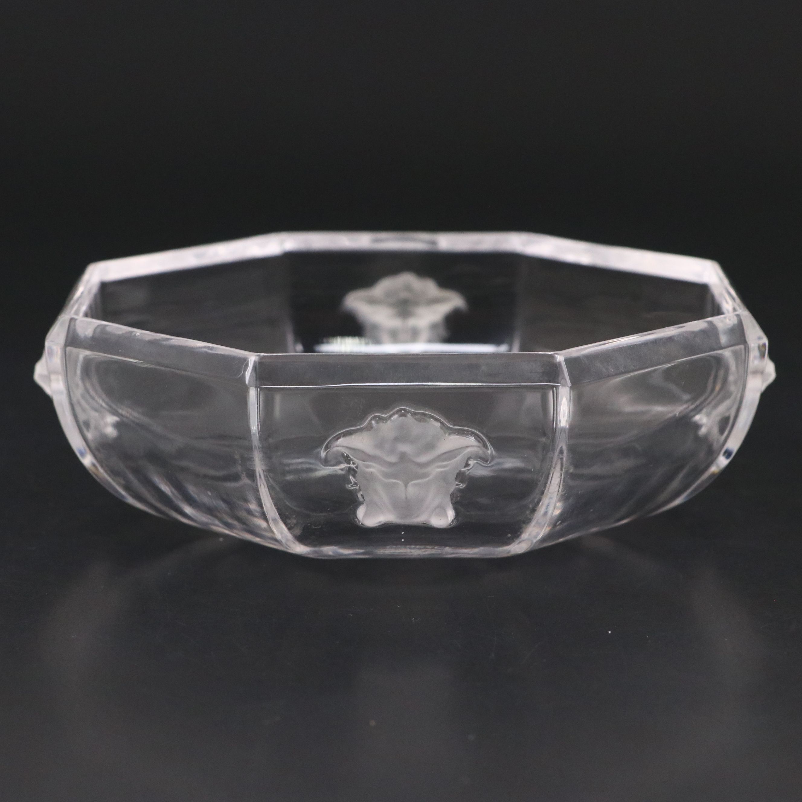 Rosenthal for Versace "Treasury" Medusa Motif Crystal Candy Dish