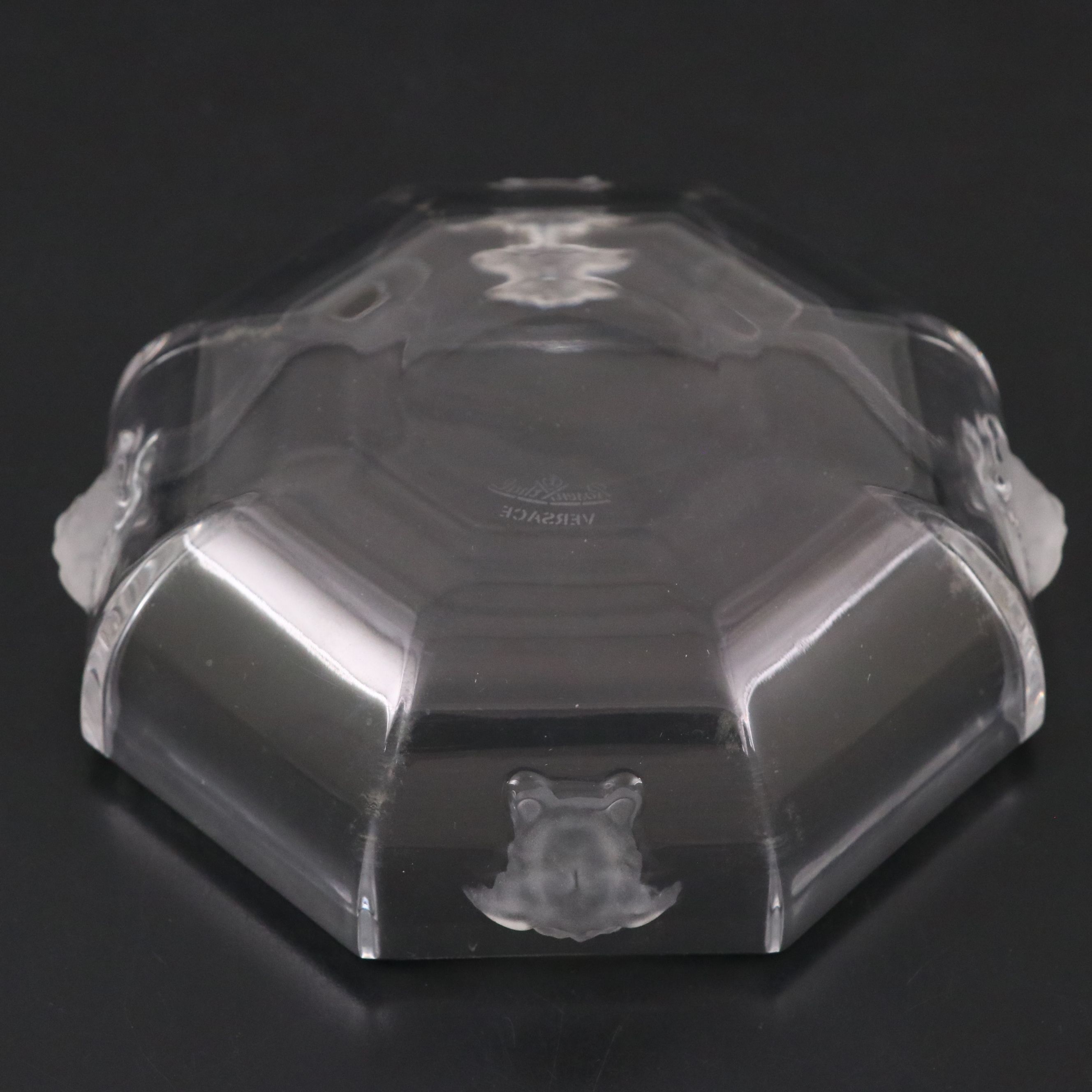 Rosenthal for Versace "Treasury" Medusa Motif Crystal Candy Dish