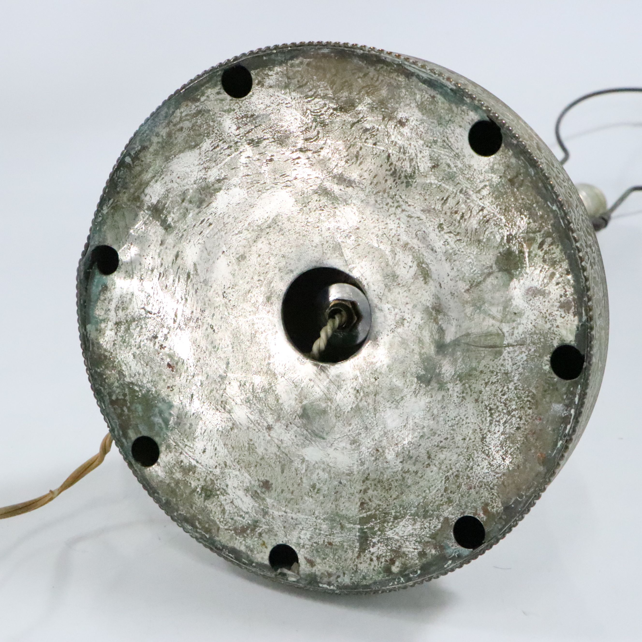 Victorian Style Brilliant Cut Tassel Shade Table Lamp