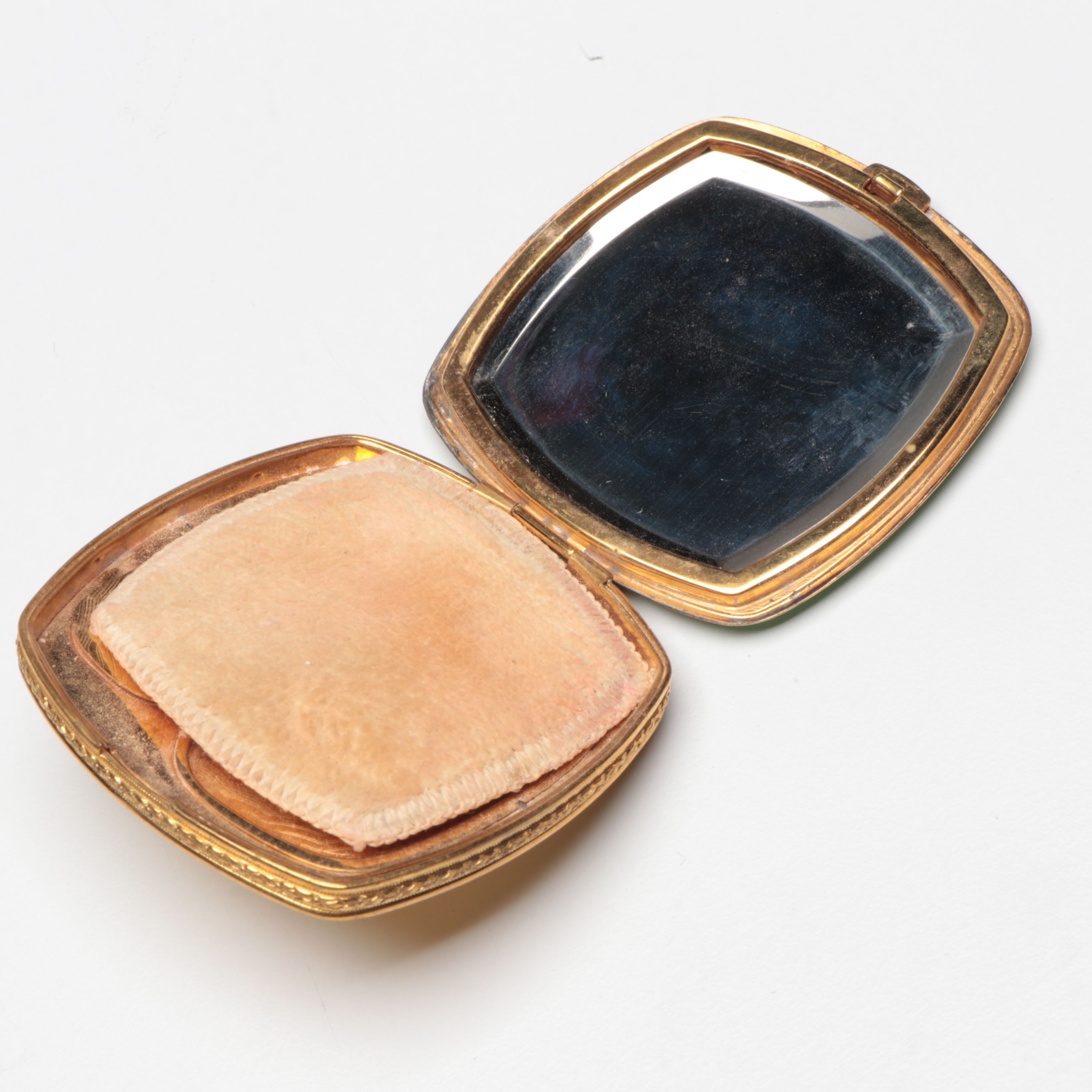 Sterling-Backed Cross Pendant with Guilloche Enamel Compacts, and More