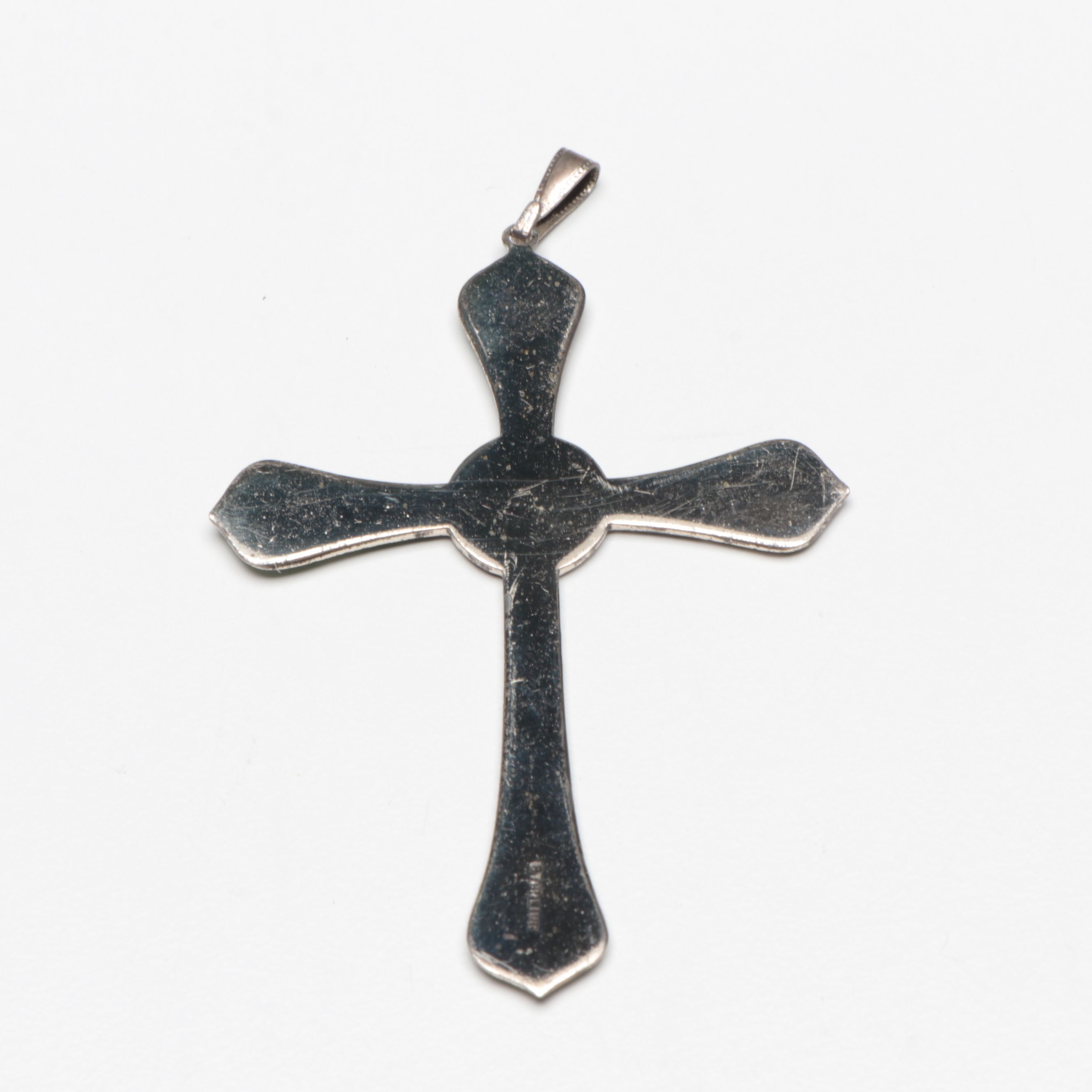 Sterling-Backed Cross Pendant with Guilloche Enamel Compacts, and More