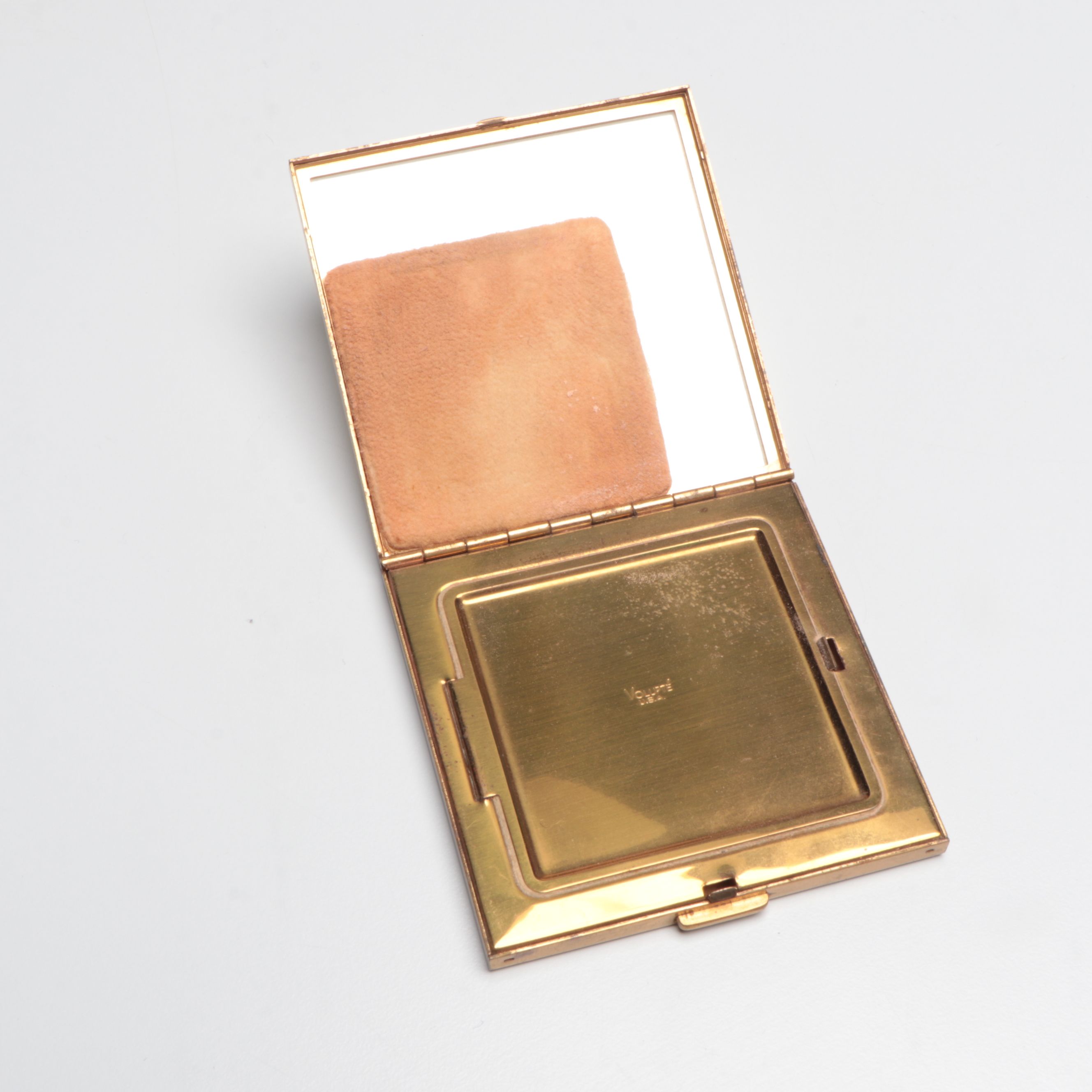 Volupté with Other Enameled Compacts and French Perfume Dispenser