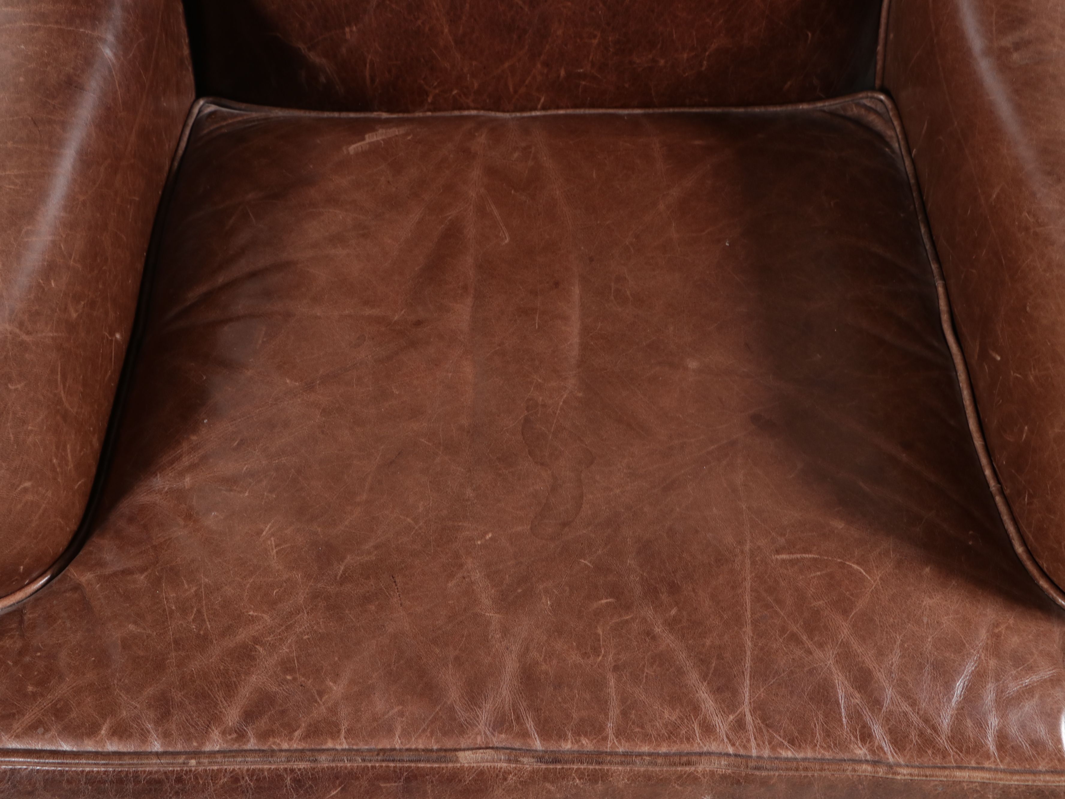 Richter Furniture Brown Leather Club Chair