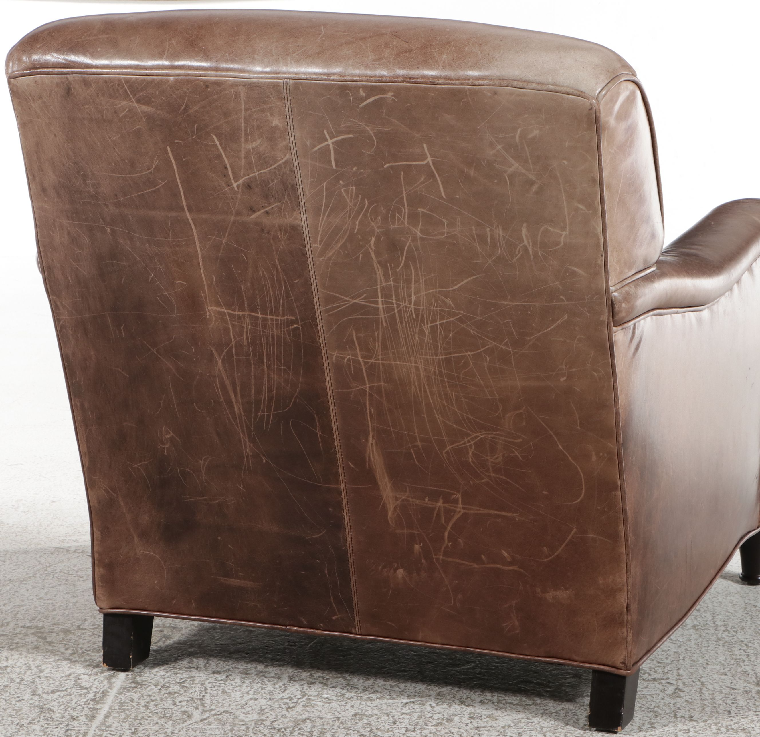 Richter Furniture Brown Leather Club Chair