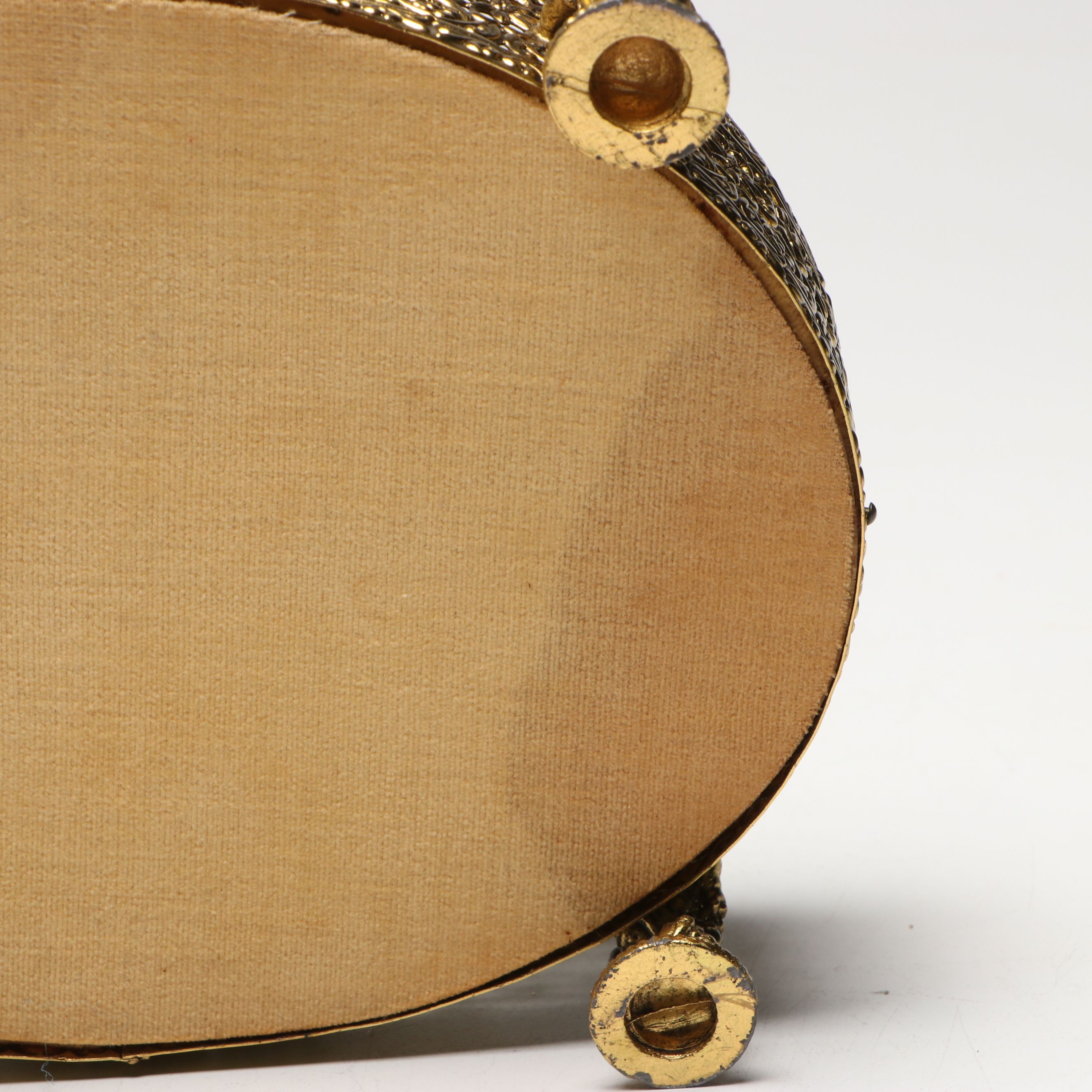 Ormolu Mount Glass Jewelry Casket and Perfume Bottles