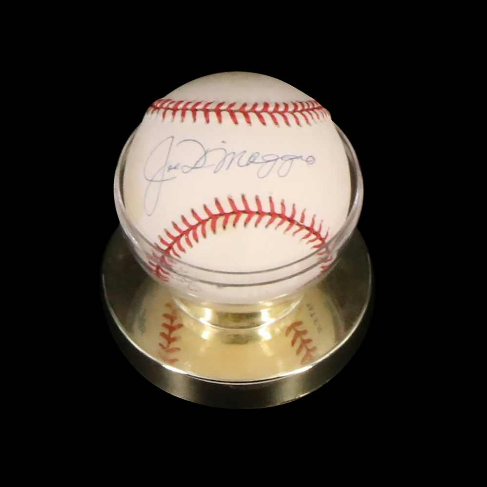 Joe DiMaggio Signed Rawlings Official American League Baseball, JSA
