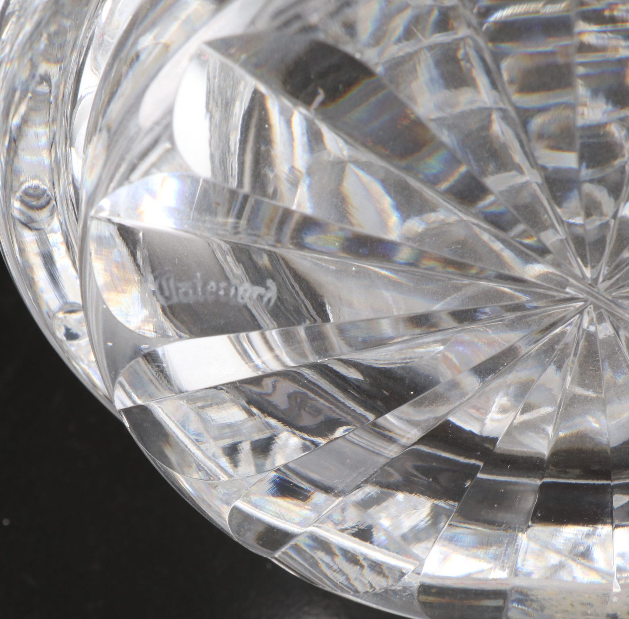 Waterford "Alana" Crystal Vase with Crystal Footed and Handled Vase