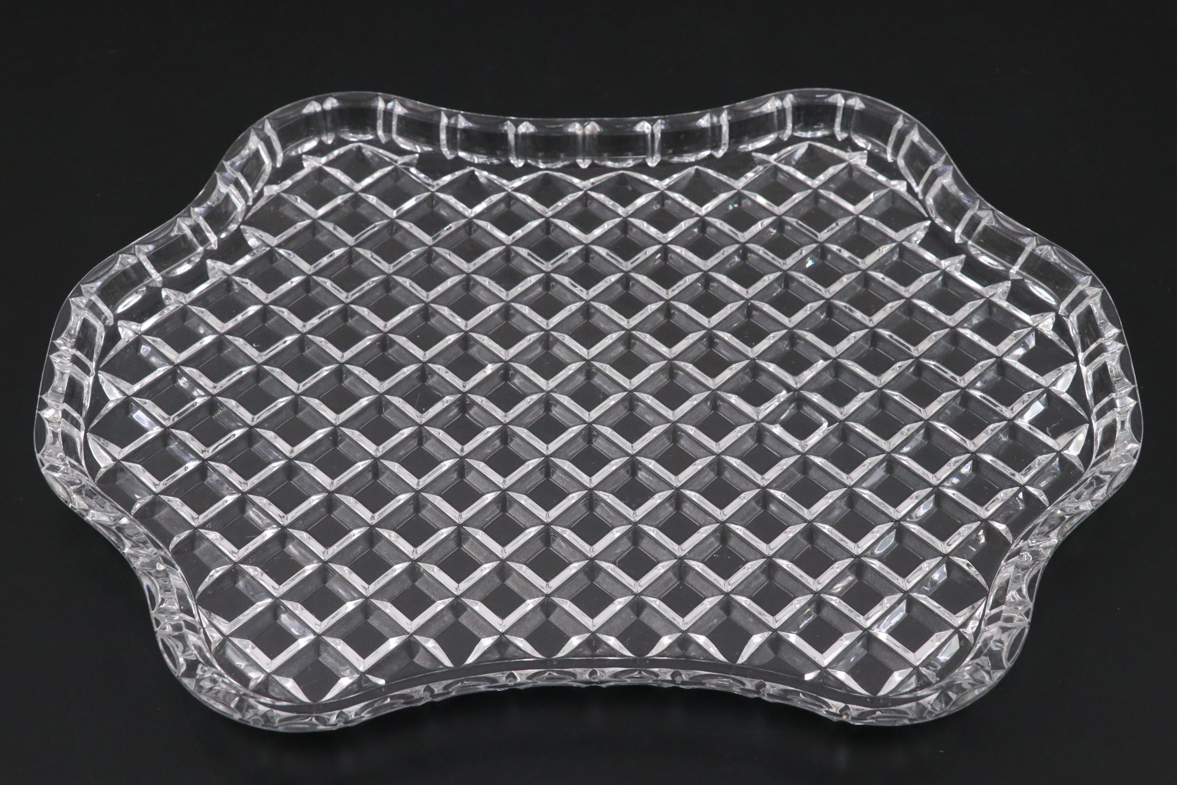 Polonia, Violetta, Rovelli, and Other Crystal Perfume Bottles and Tray