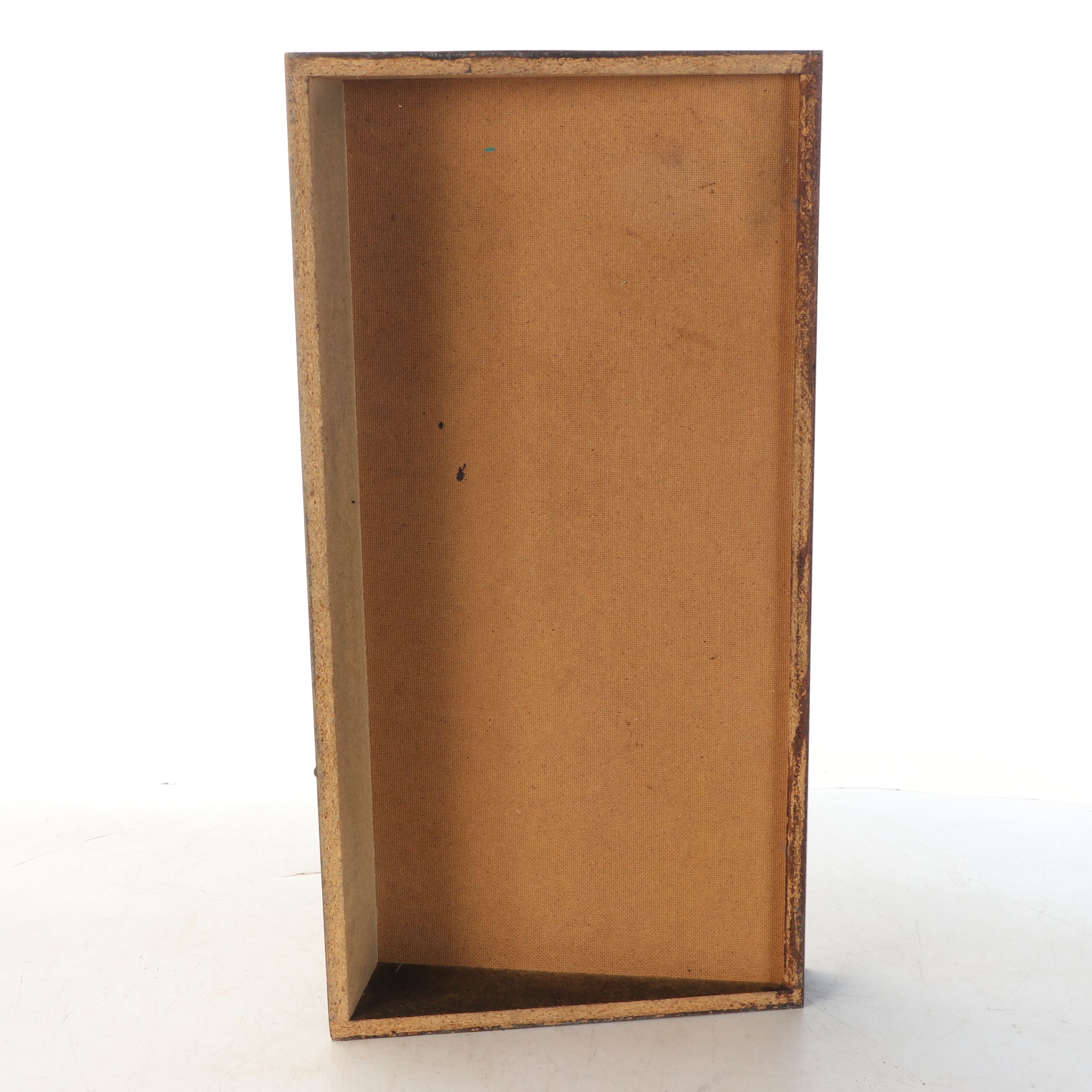 Wood Display Cabinet with Felt Lining