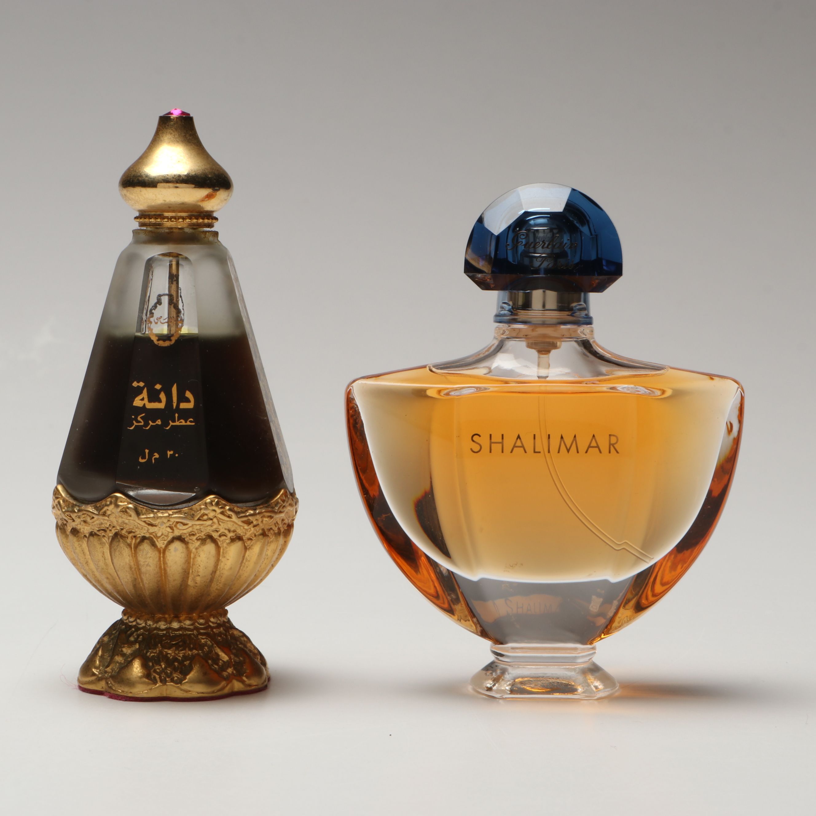 Guerlain "Shalimar" with Other Perfumes, Folding Vanity Mirror, More Décor