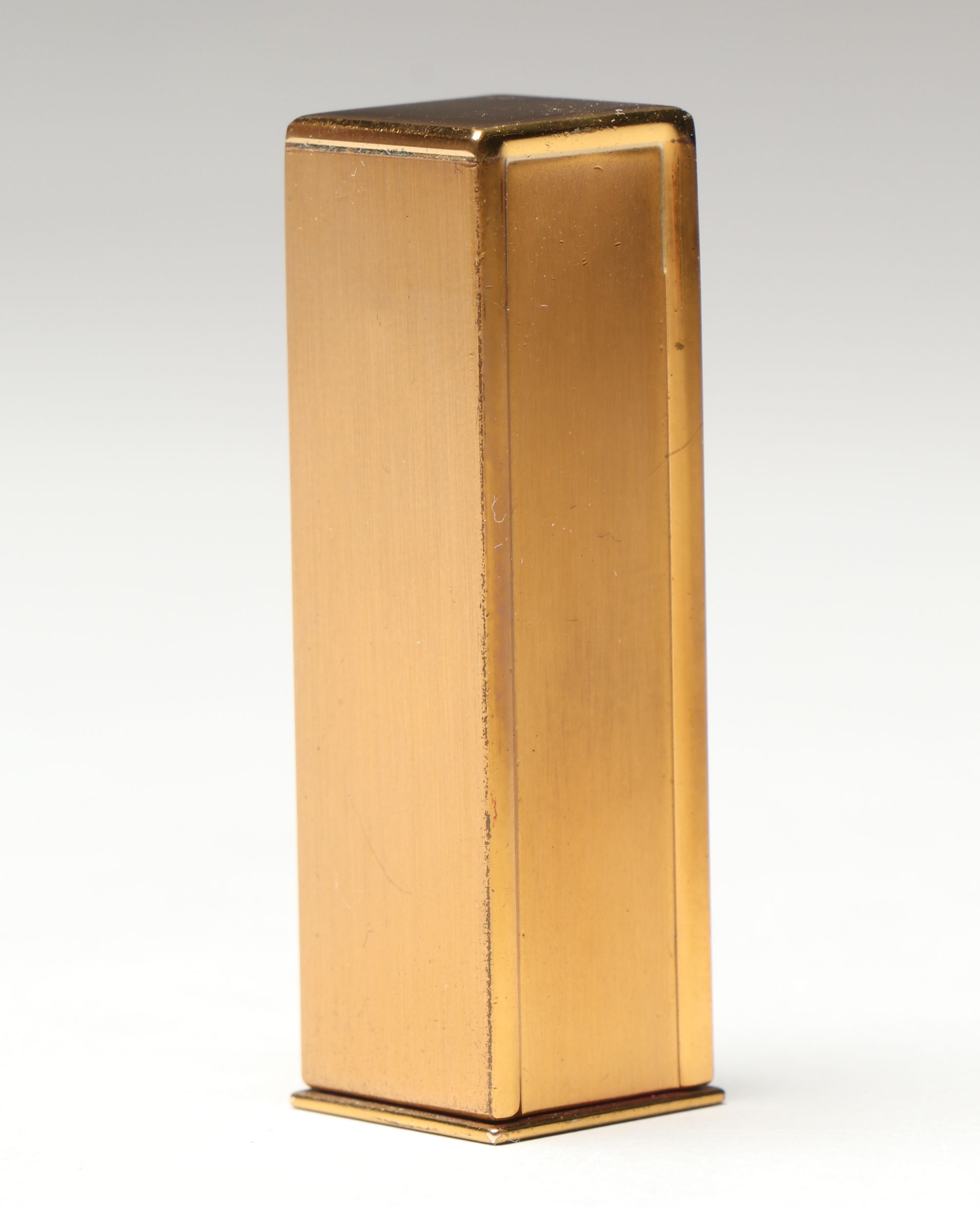 Elgin American Gold Finish Compact and Lipstick Case Set, 1950s