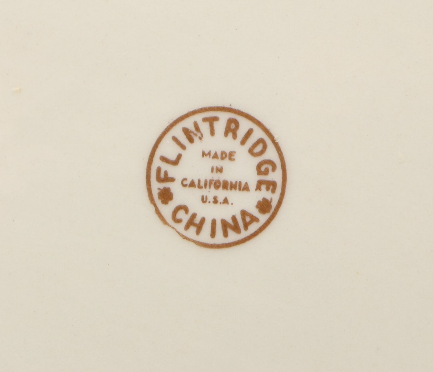 Schlaggenwald Floral Porcelain Plates with Flintridge "Sylvan" Gilt China