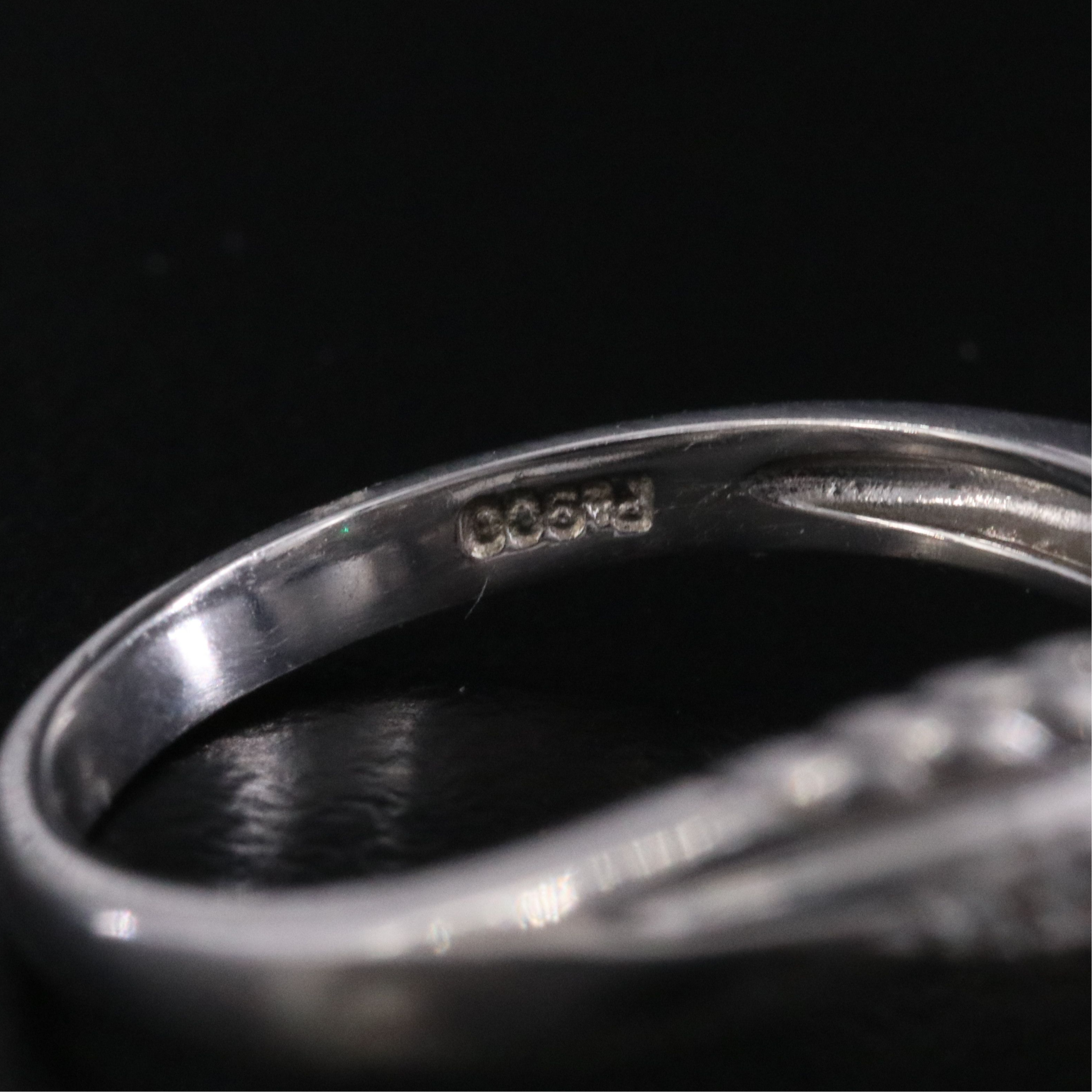 Platinum 0.50 CTW Diamond Flower Ring