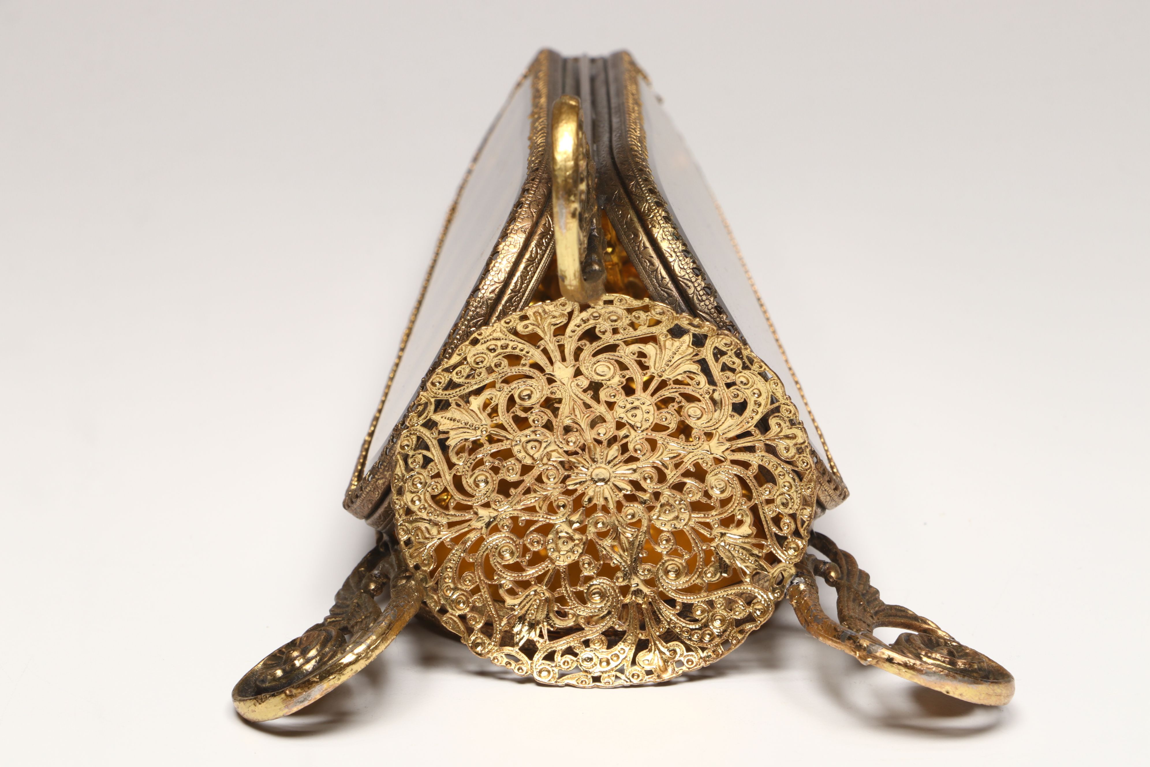 Rococo Style Gilt Finish Perfume Bottles