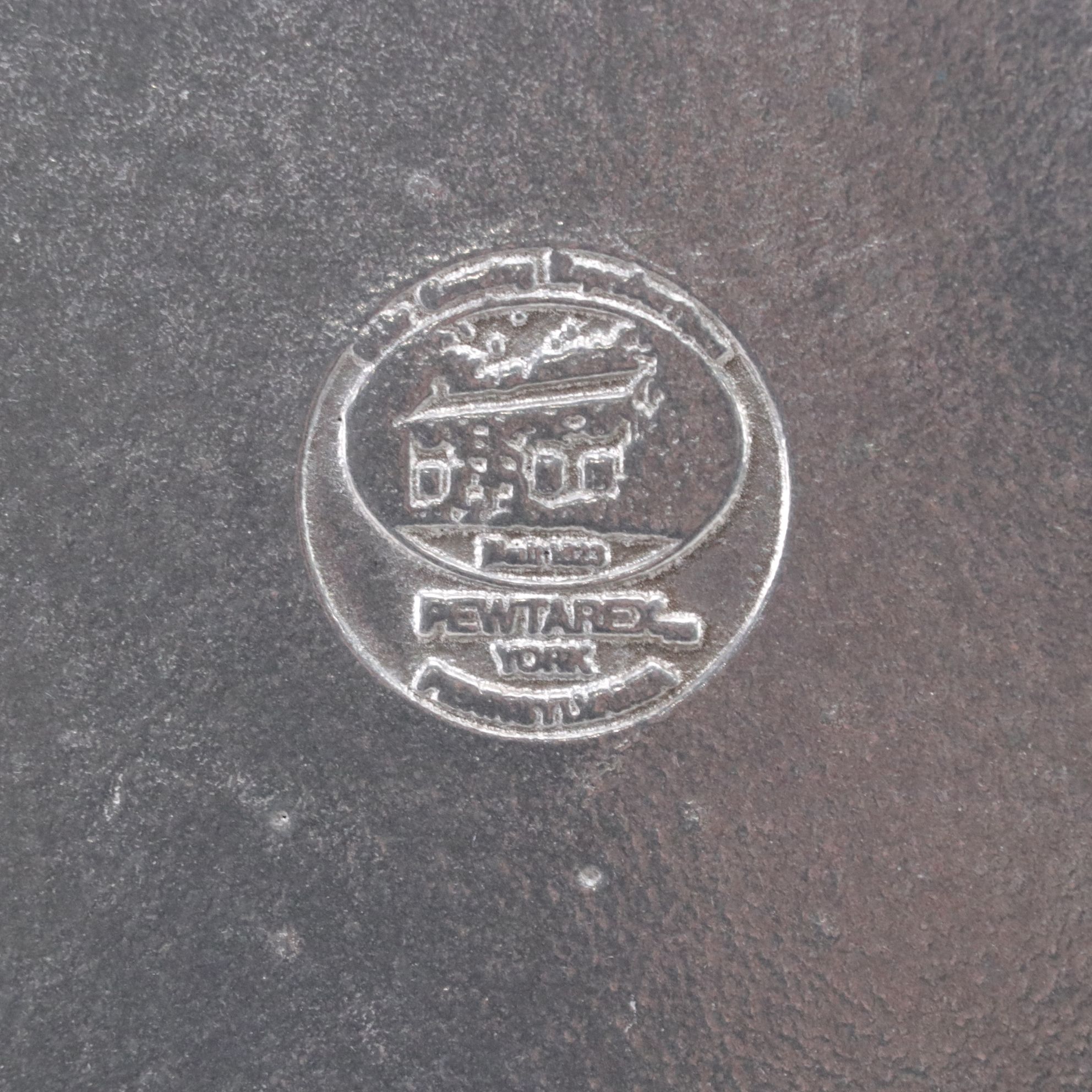 Old Country Reproductions "King George" Pewter Dinner Plates