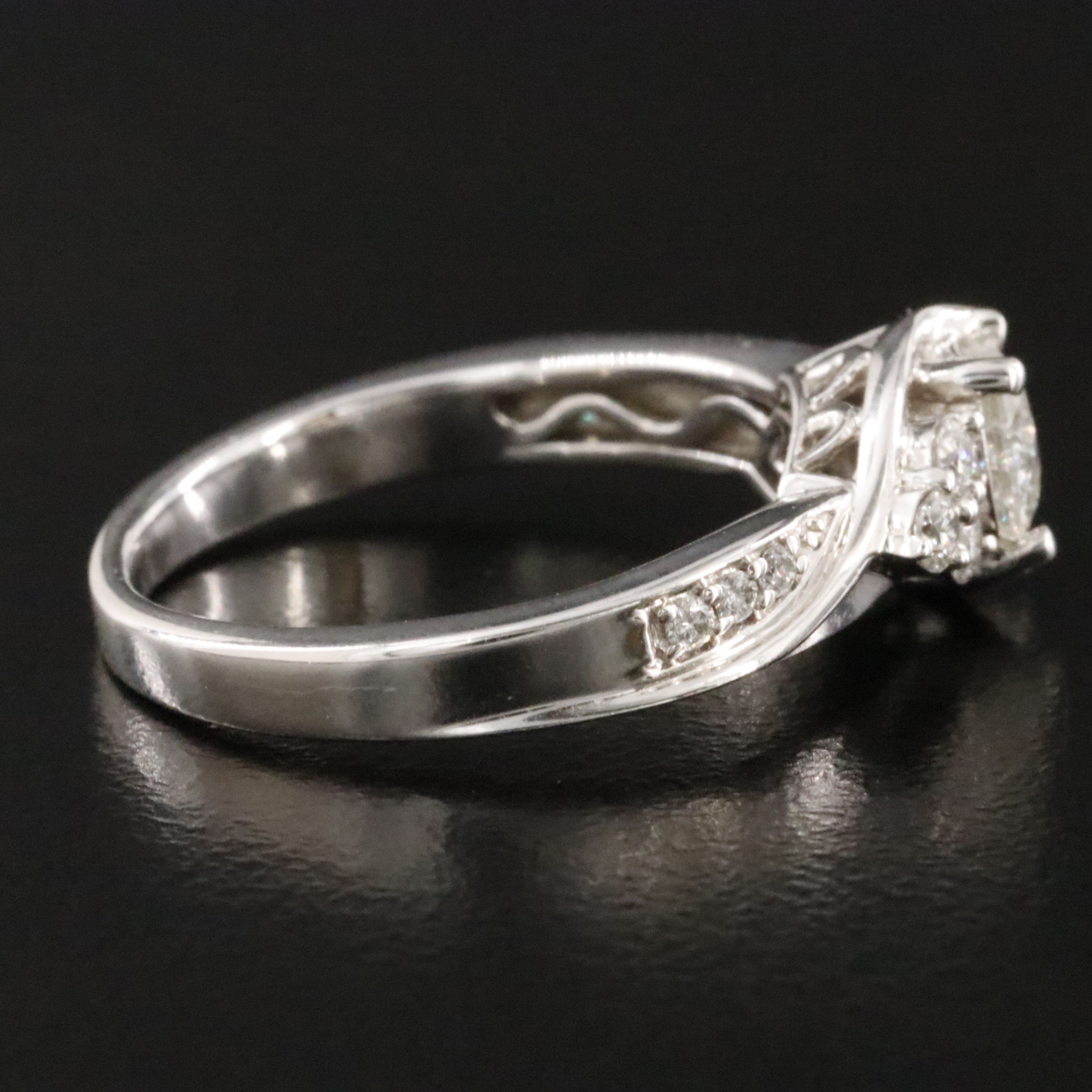 14K 0.96 CTW Diamond Ring