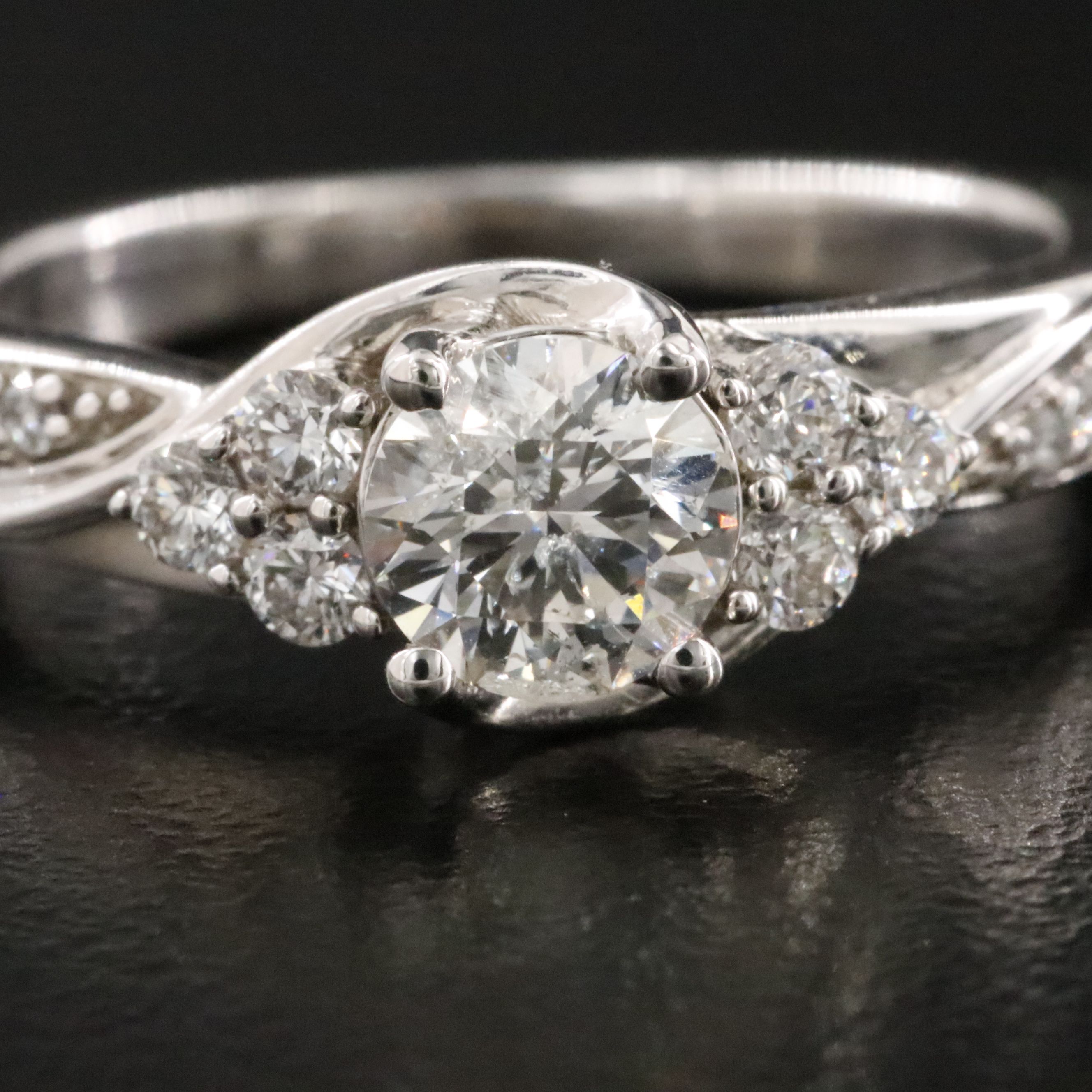 14K 0.96 CTW Diamond Ring