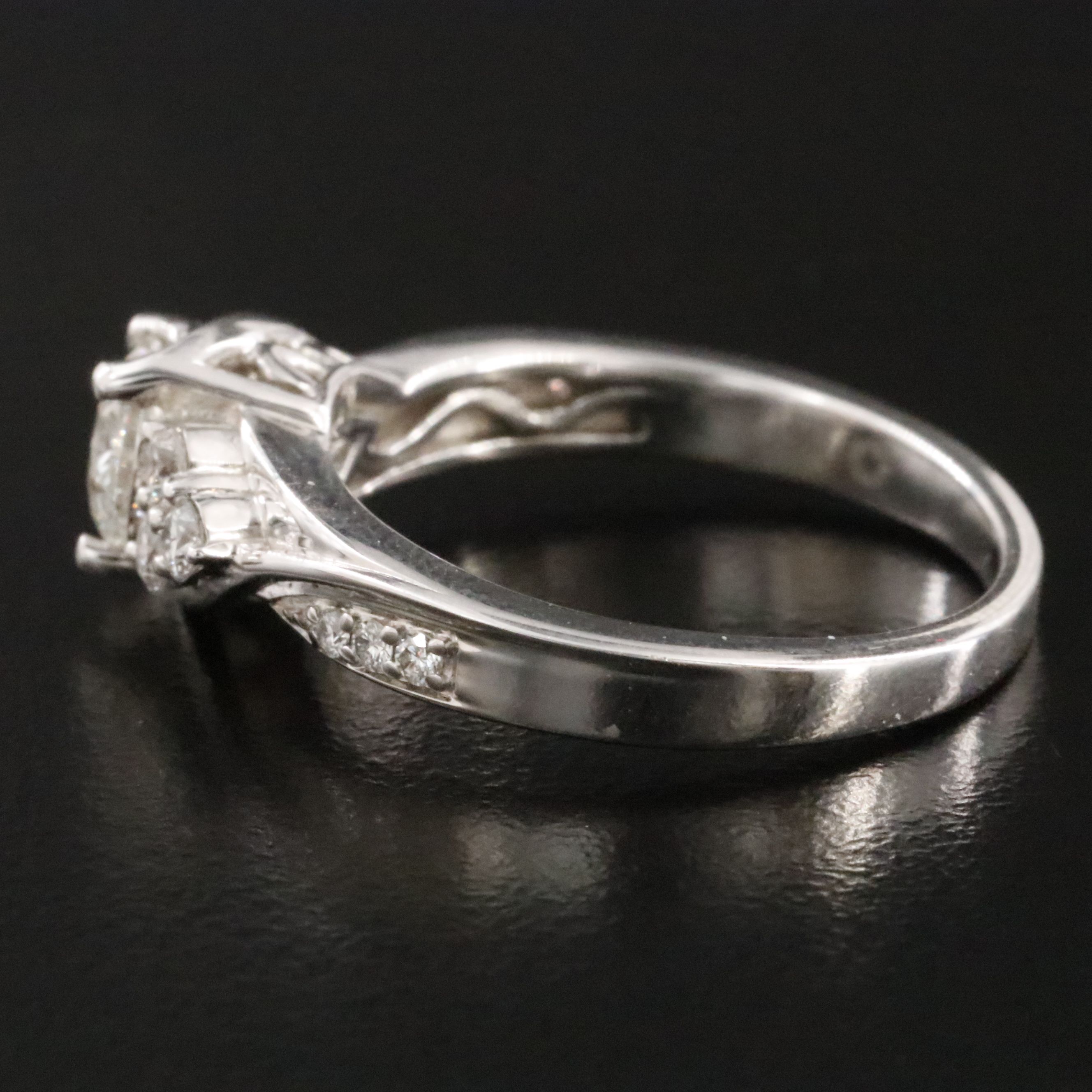 14K 0.96 CTW Diamond Ring
