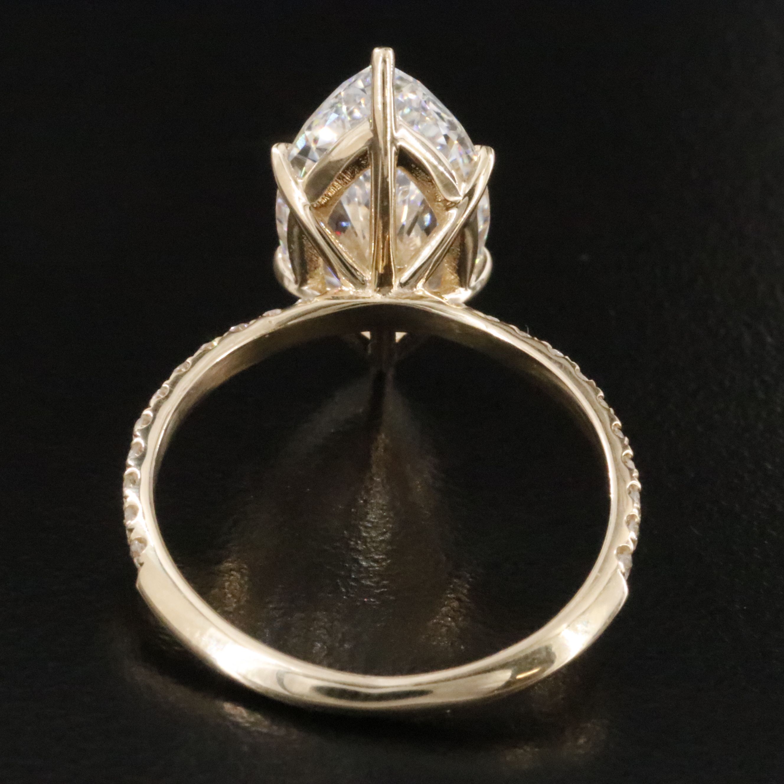 14K 5.27 CTW Lab Grown Diamond Ring with IGI Report