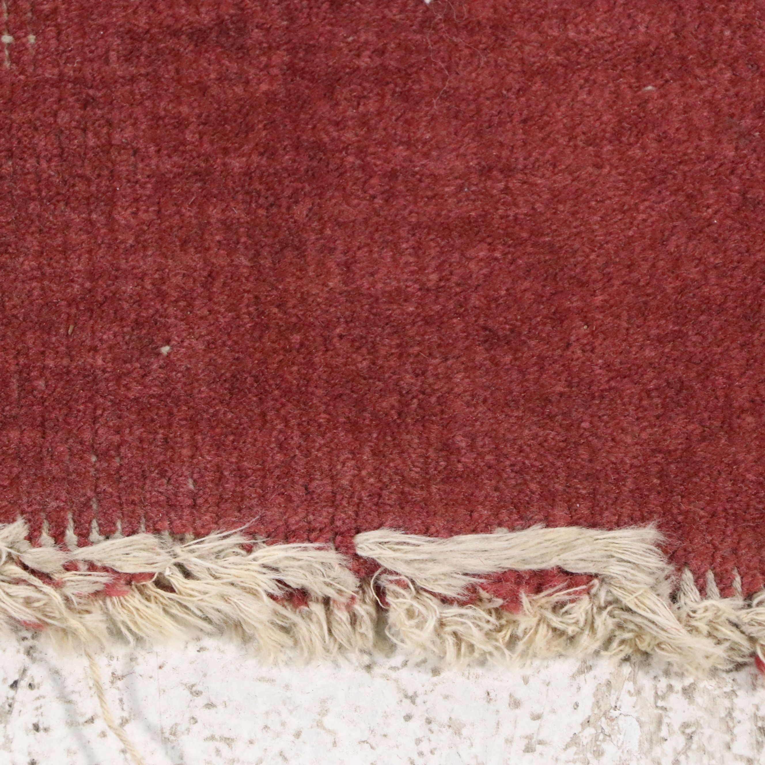 1'11 x 3' Hand-Knotted Chinese Peking with Tibetan Floral Accent Rugs