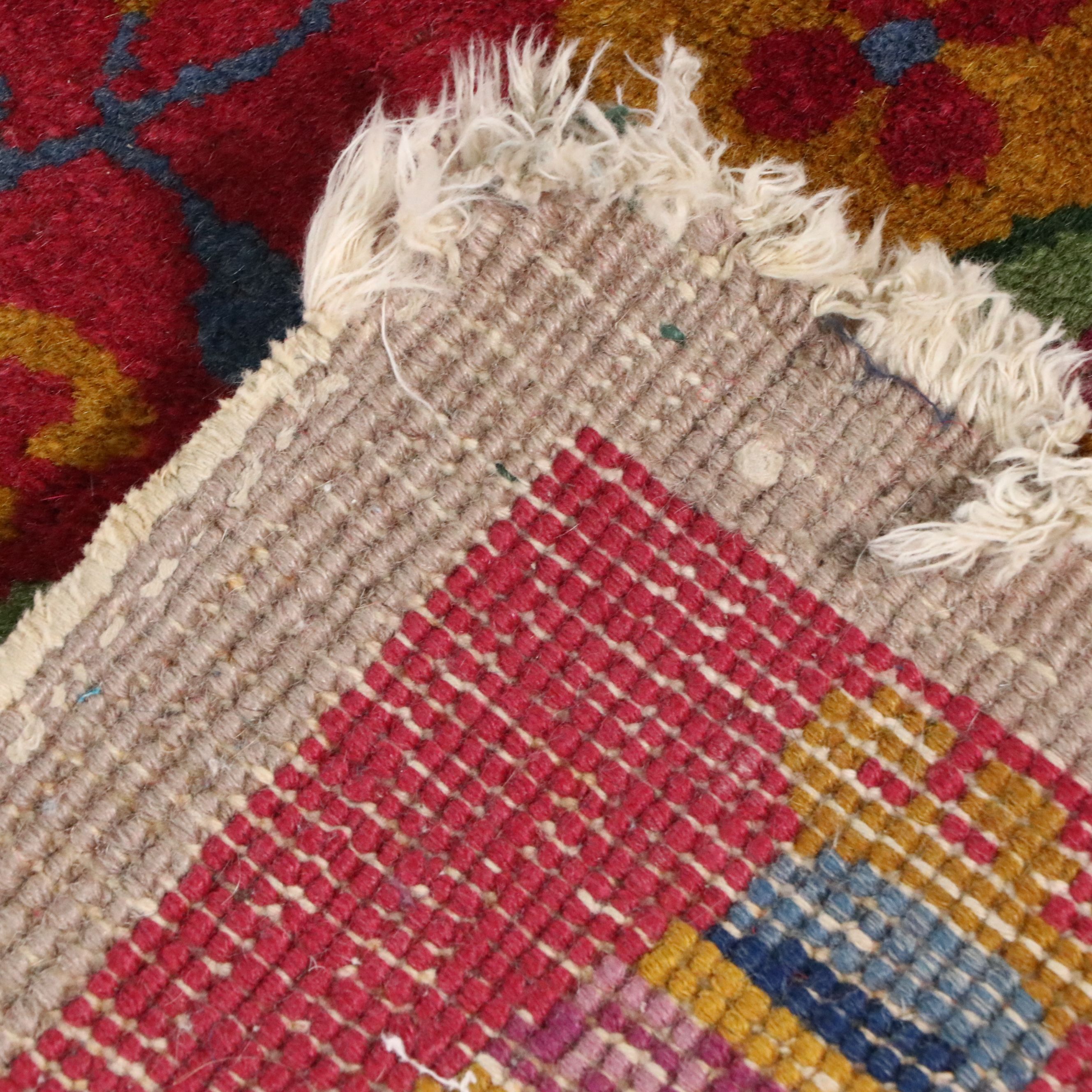 1'11 x 3' Hand-Knotted Chinese Peking with Tibetan Floral Accent Rugs