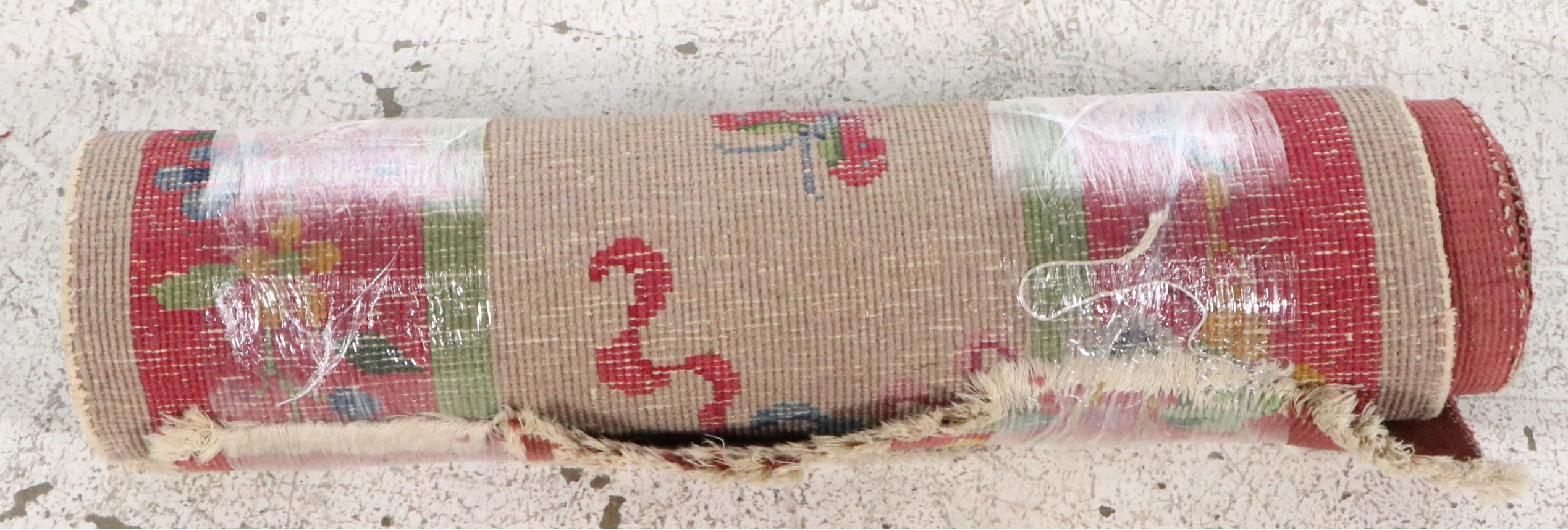 1'11 x 3' Hand-Knotted Chinese Peking with Tibetan Floral Accent Rugs