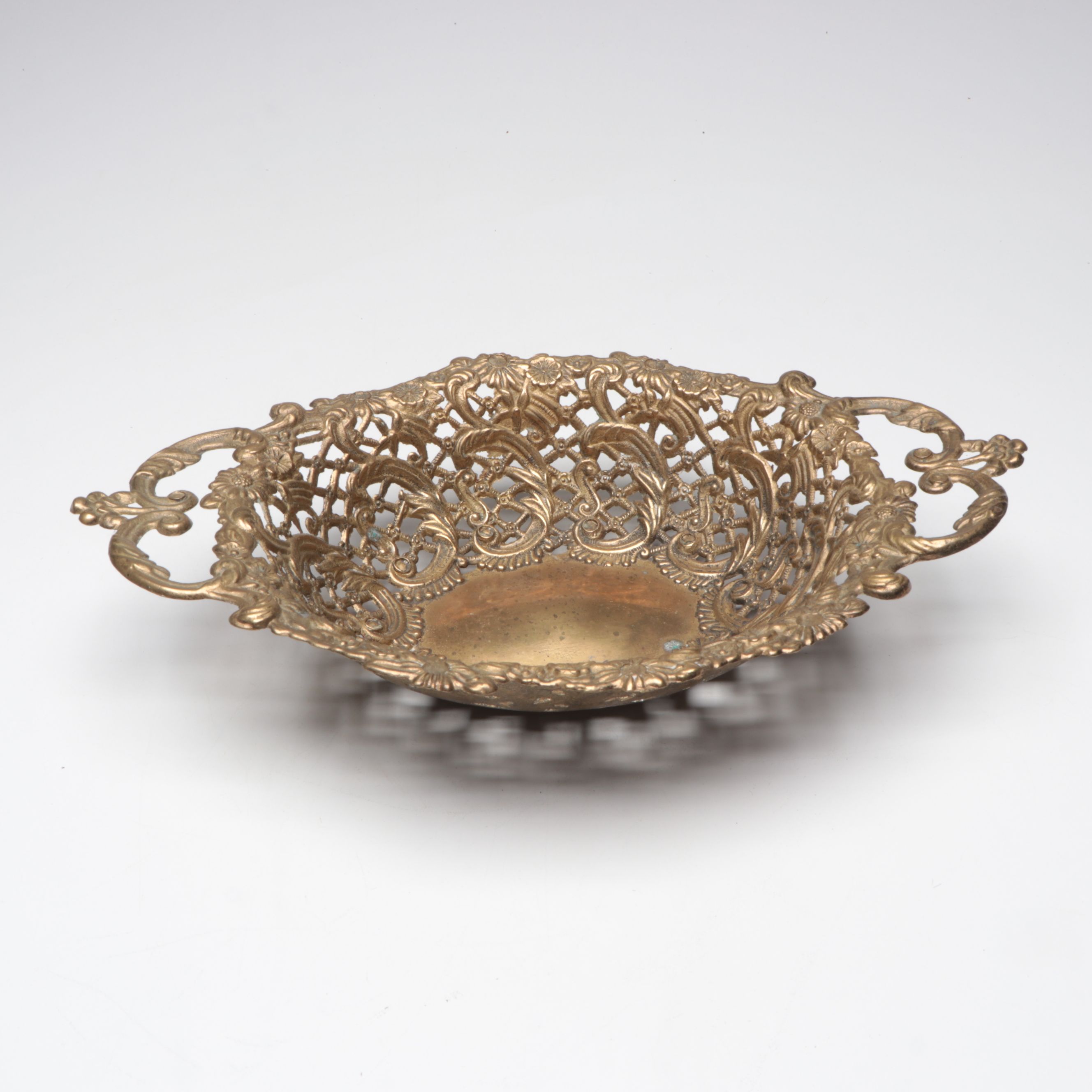 Hollywood Regency Style Ormolu Table Accessories