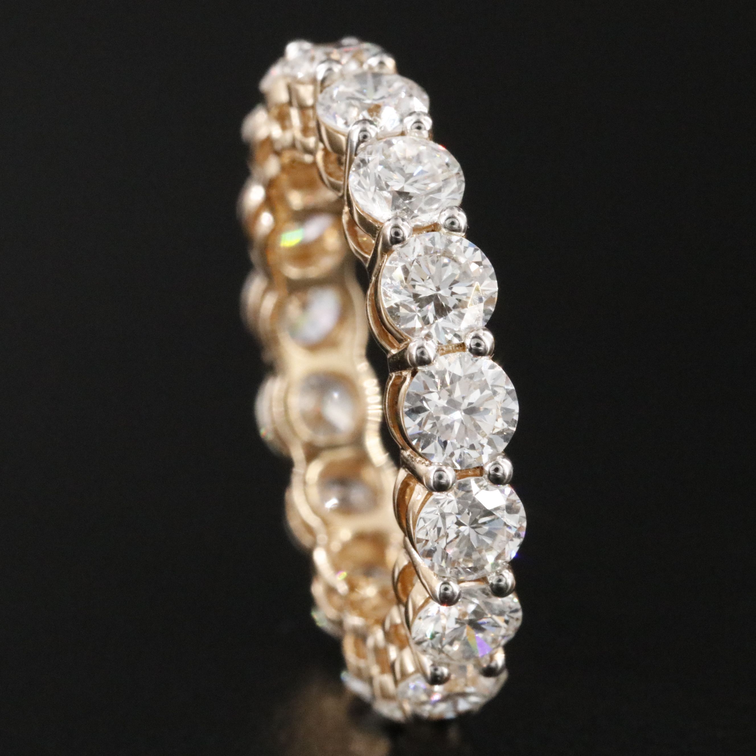 14K 4.25 CTW Lab Grown Diamond Eternity Band