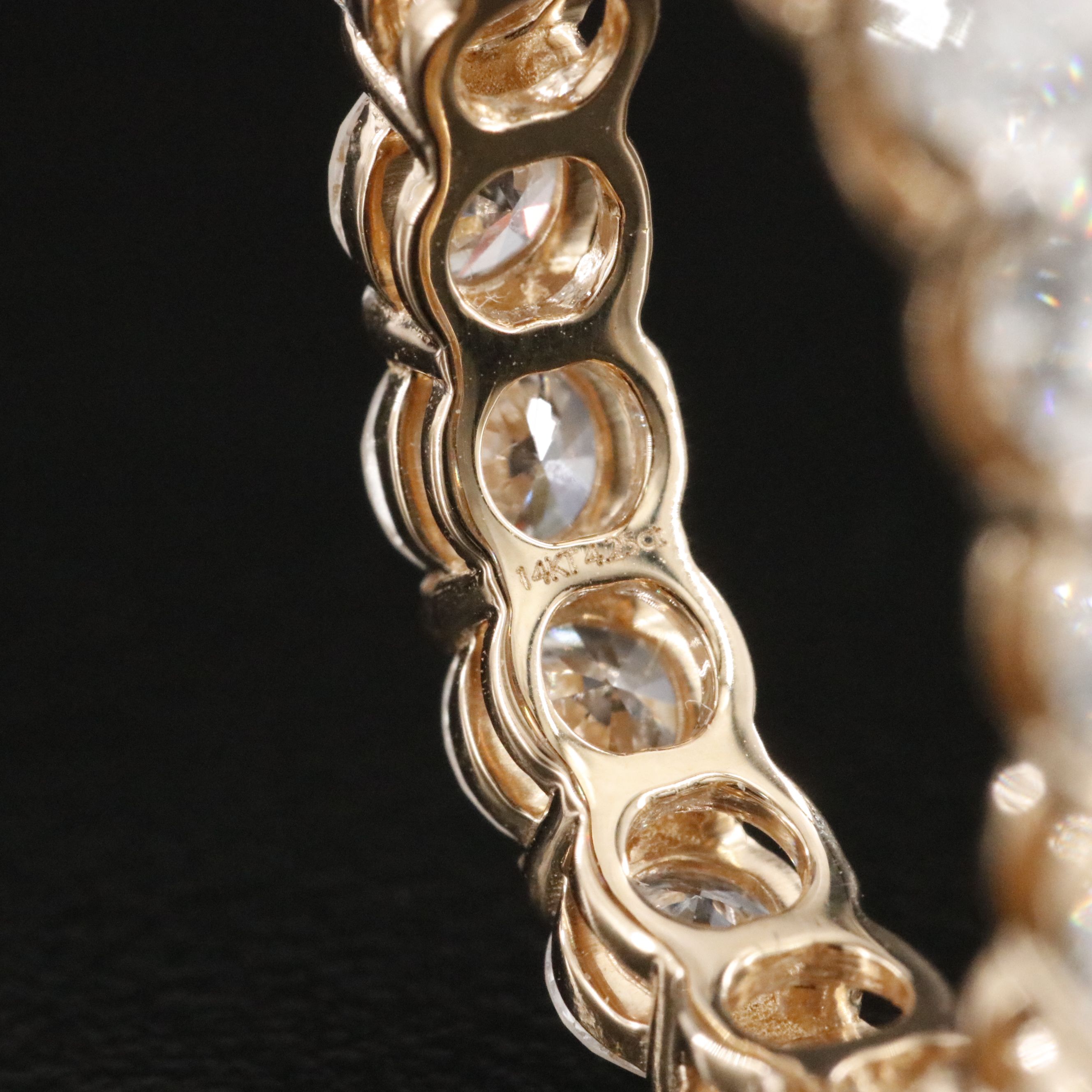 14K 4.25 CTW Lab Grown Diamond Eternity Band