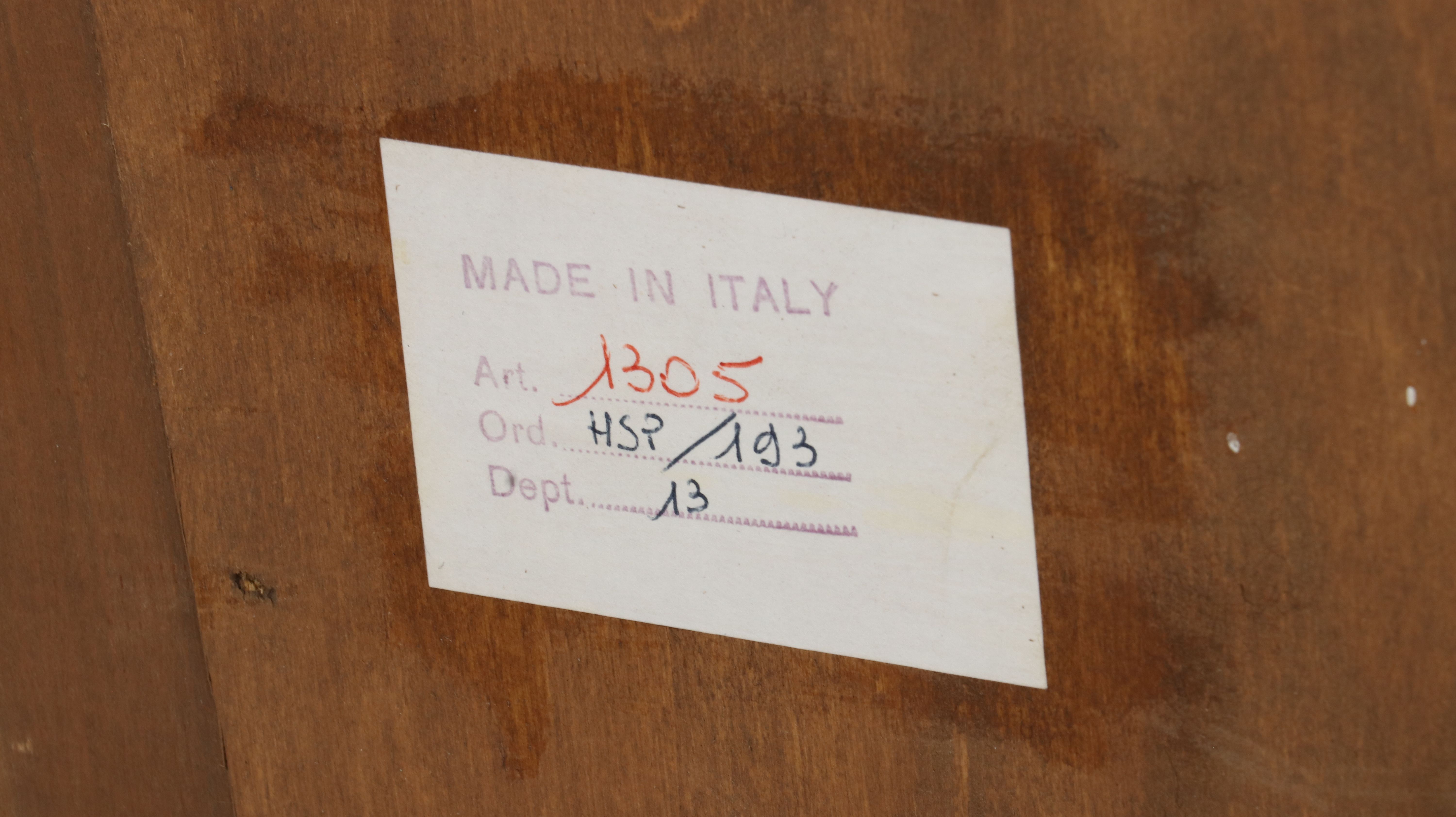 Italian Neoclassical Style Hand-Painted Distressed Seven-Drawer Semainier