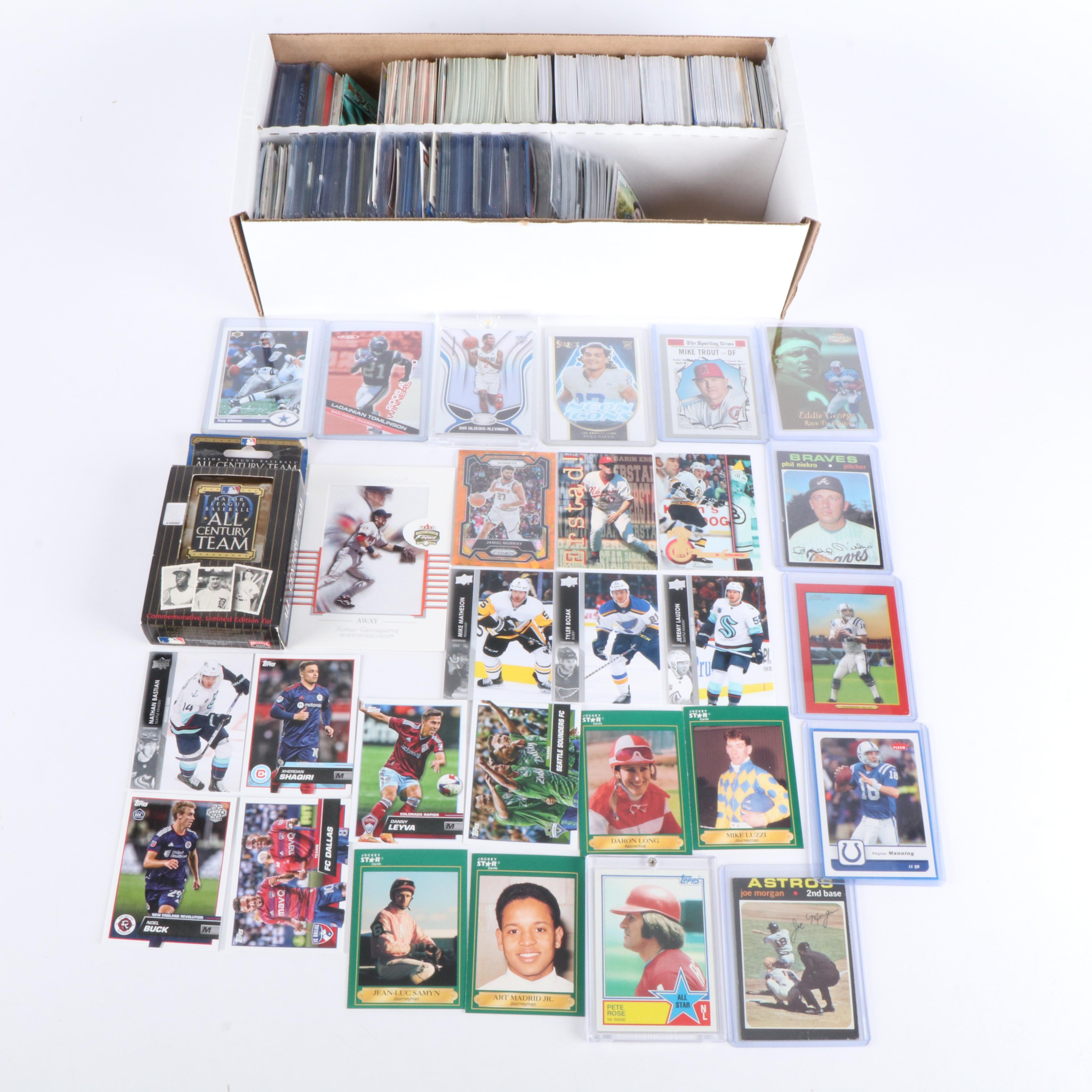 Topps with Other Sports Cards Featuring Rookies, Inserts, and More, 1970s-2020s