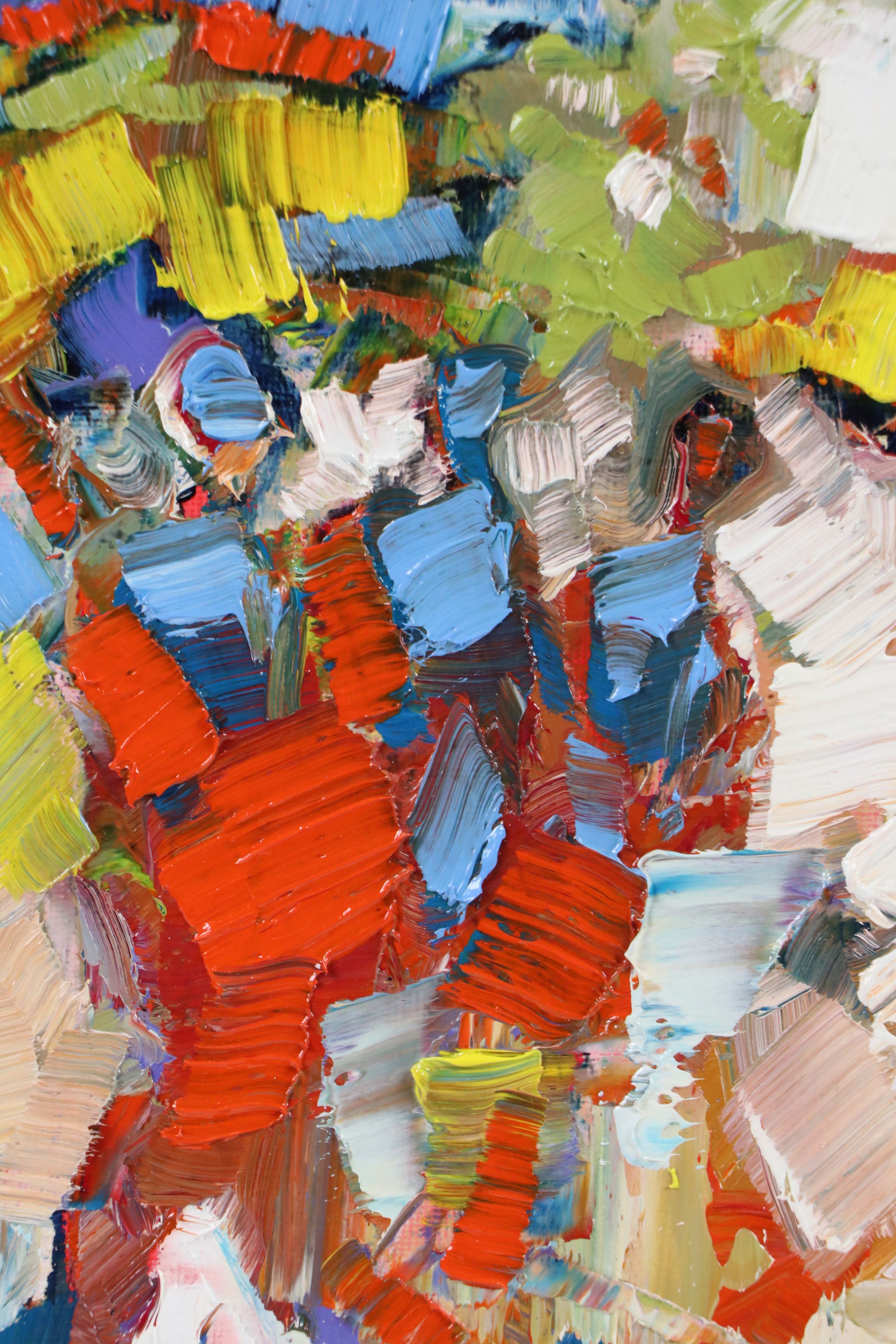 Serguei Novitchkov Oil Painting "Beach Day Dynamics," 2025