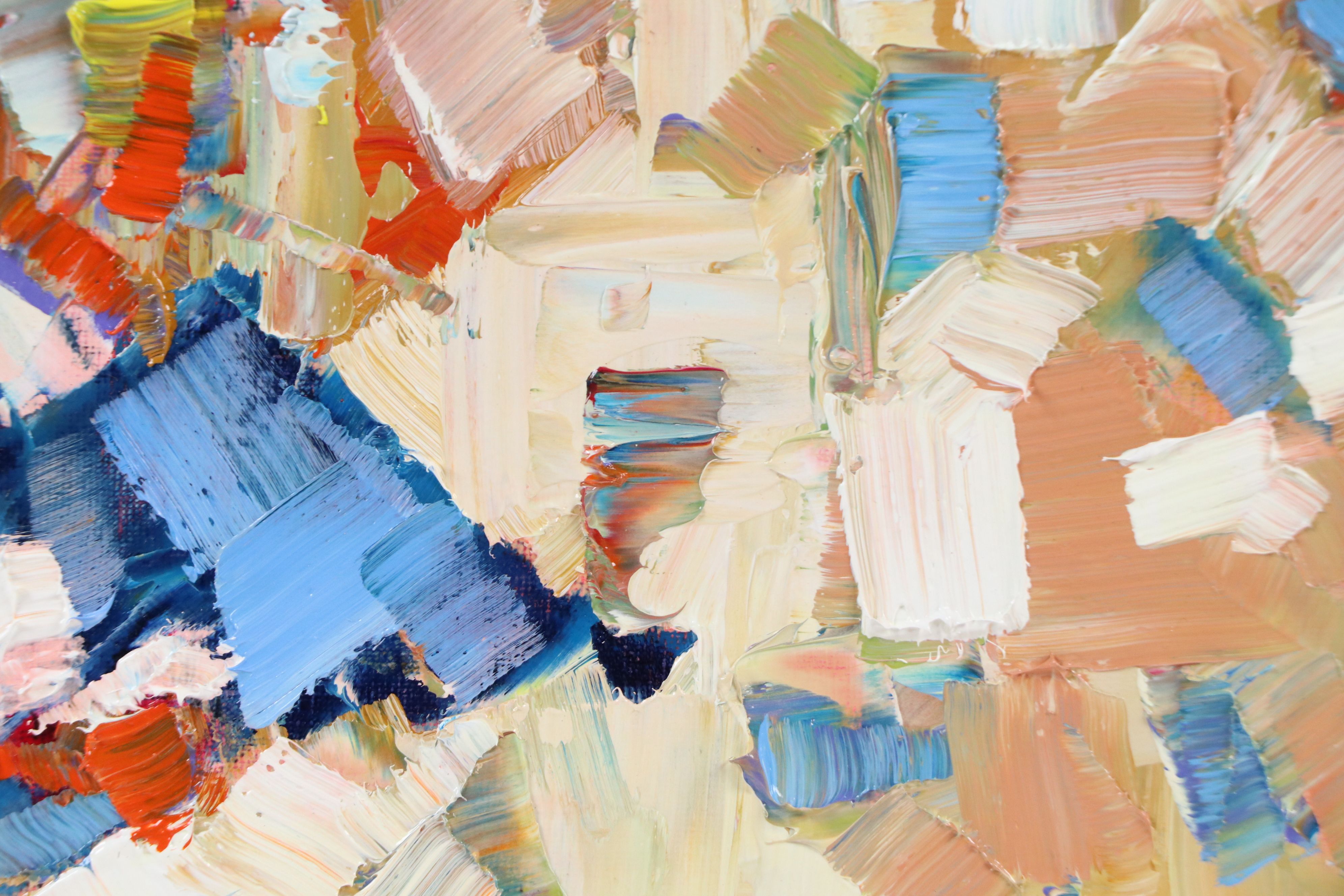 Serguei Novitchkov Oil Painting "Beach Day Dynamics," 2025