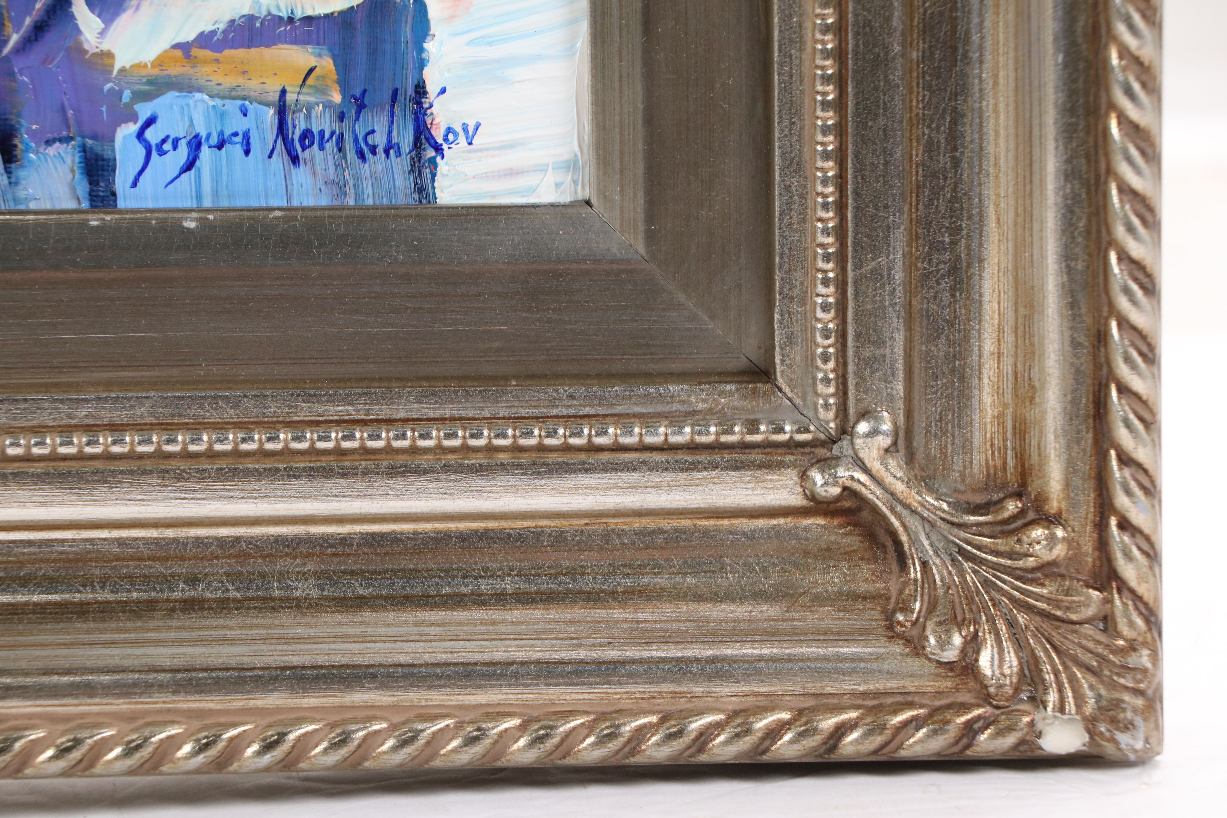 Serguei Novitchkov Oil Painting "Beach Day Dynamics," 2025