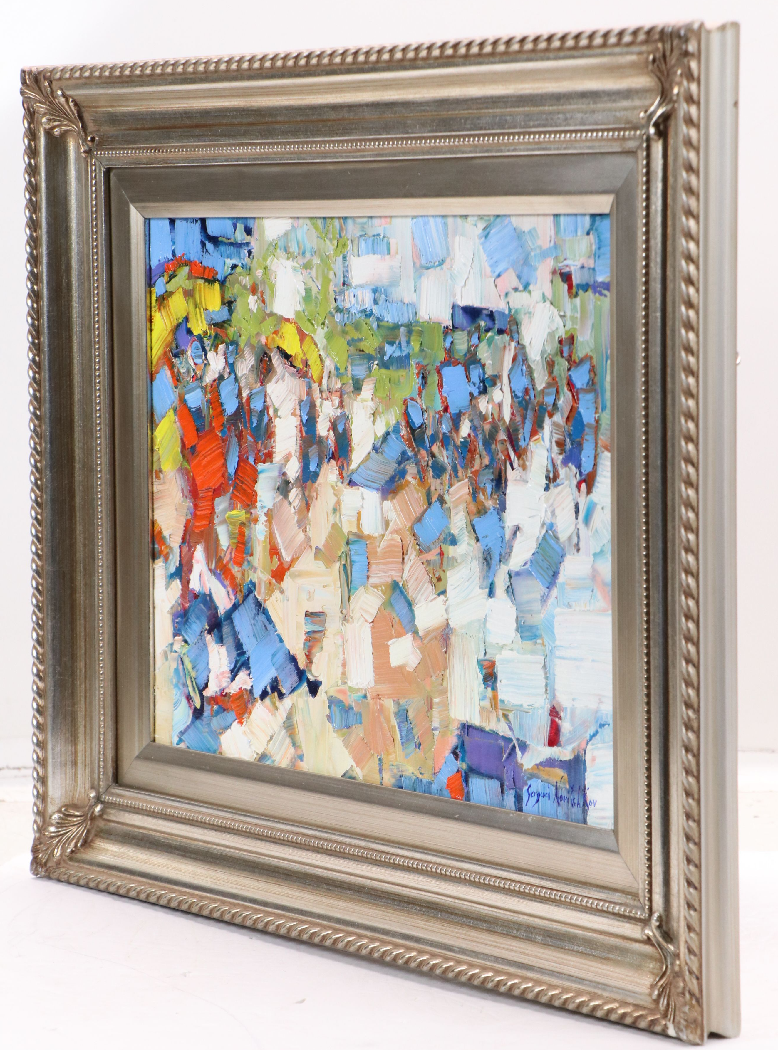 Serguei Novitchkov Oil Painting "Beach Day Dynamics," 2025