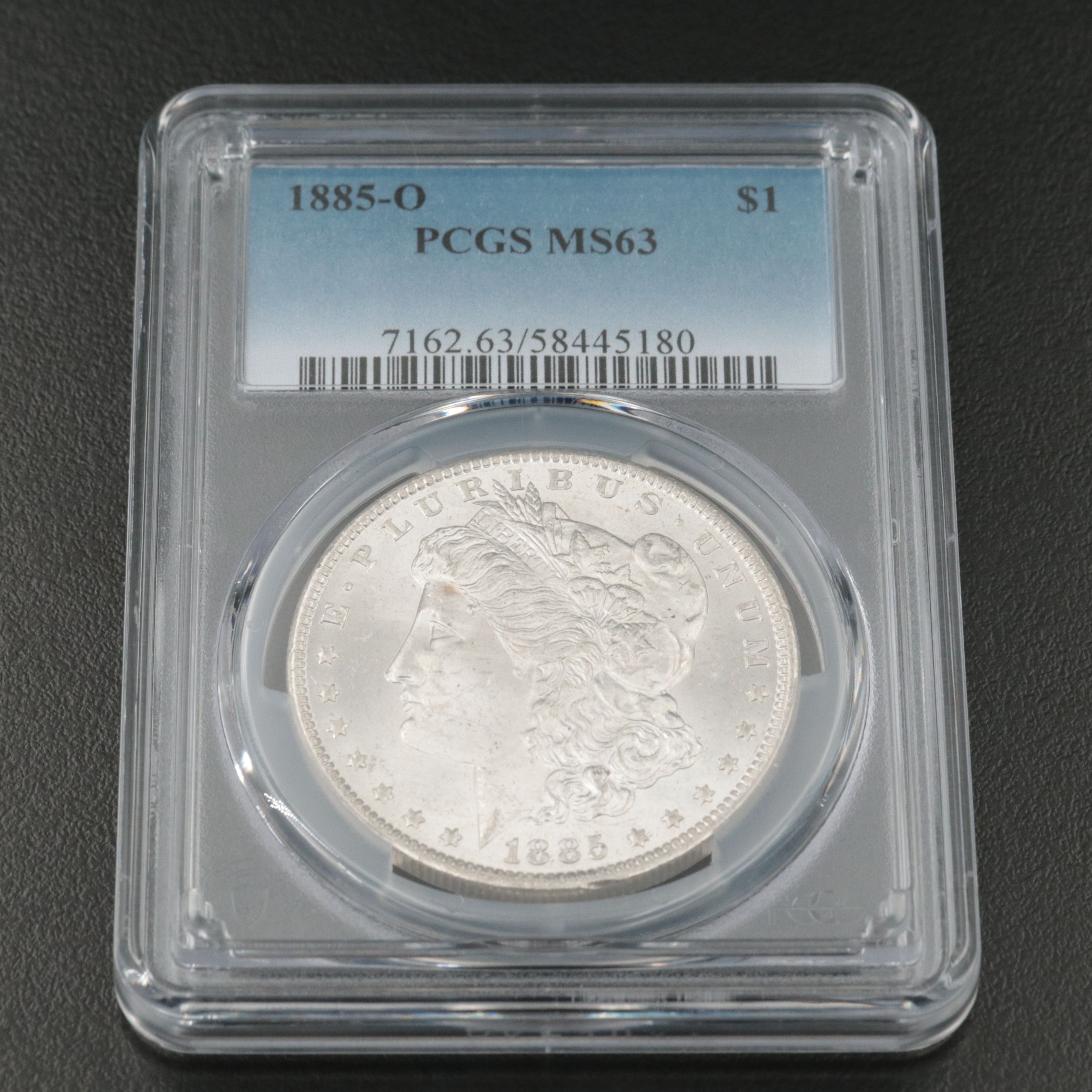 PCGS MS-63 1885-O Silver Morgan Dollar