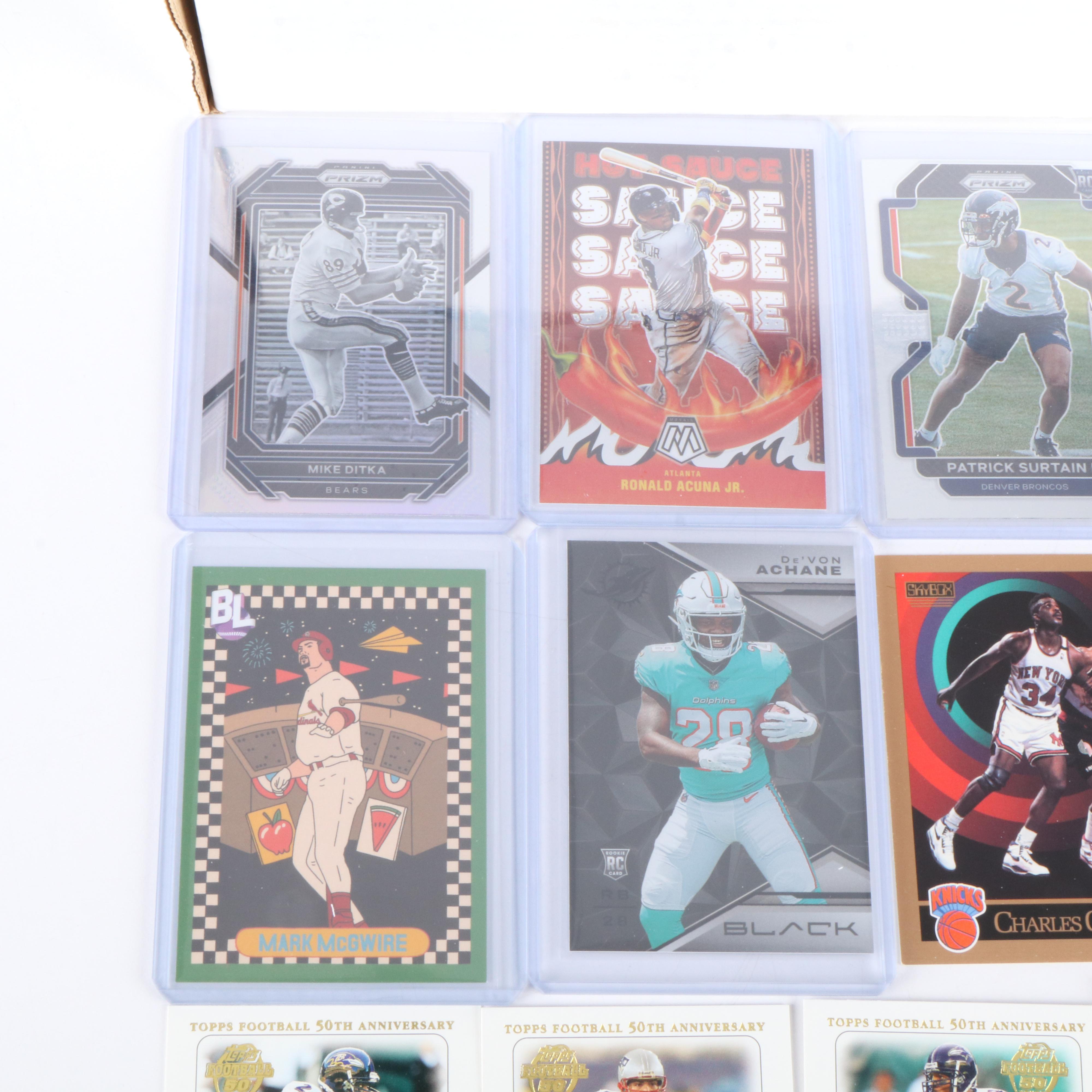 Prizm with Other Sports Cards Featuring Inserts, Serial Numbered, and More