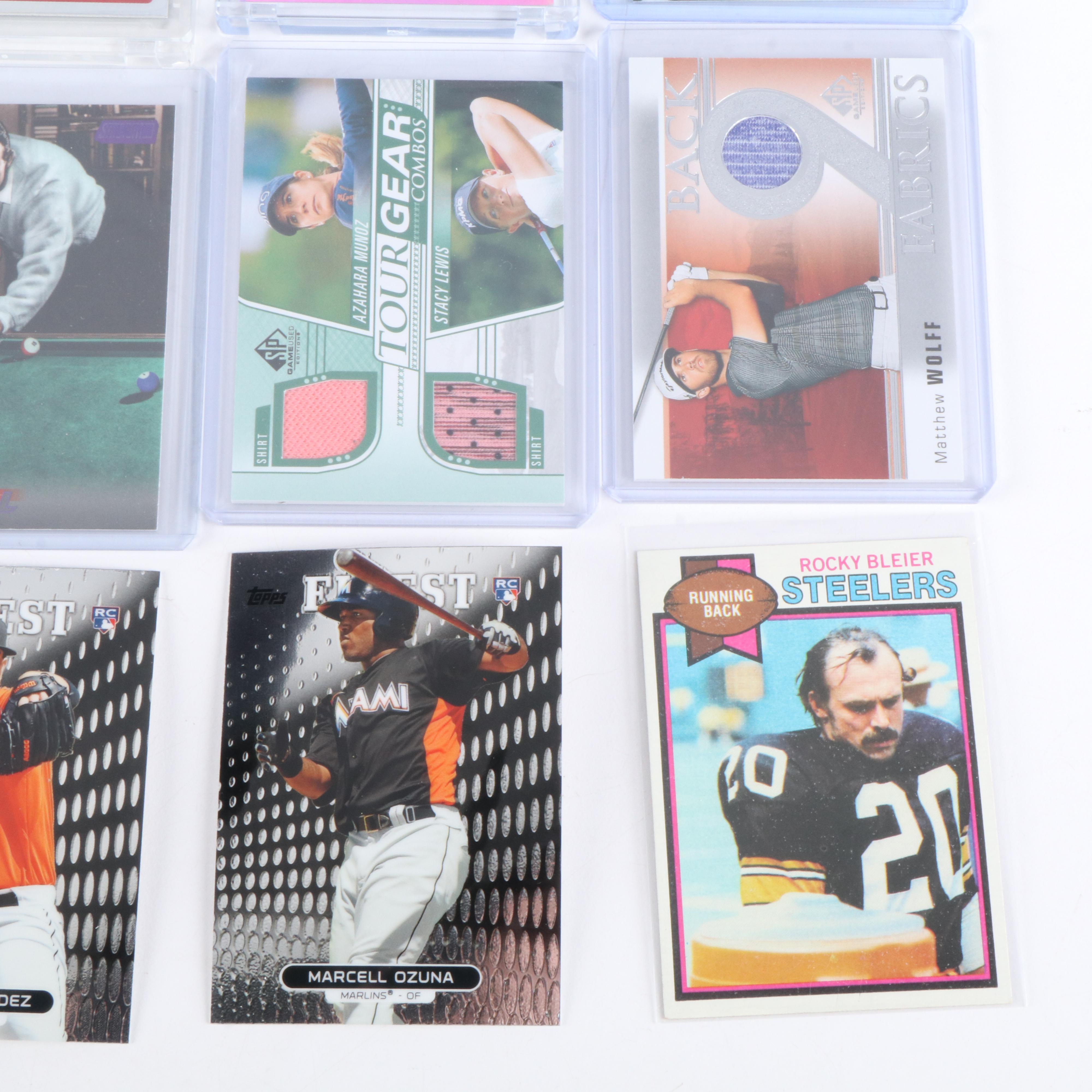 Topps Finest with Other Sports Cards Featuring Serial Numbered, Rookies, & More