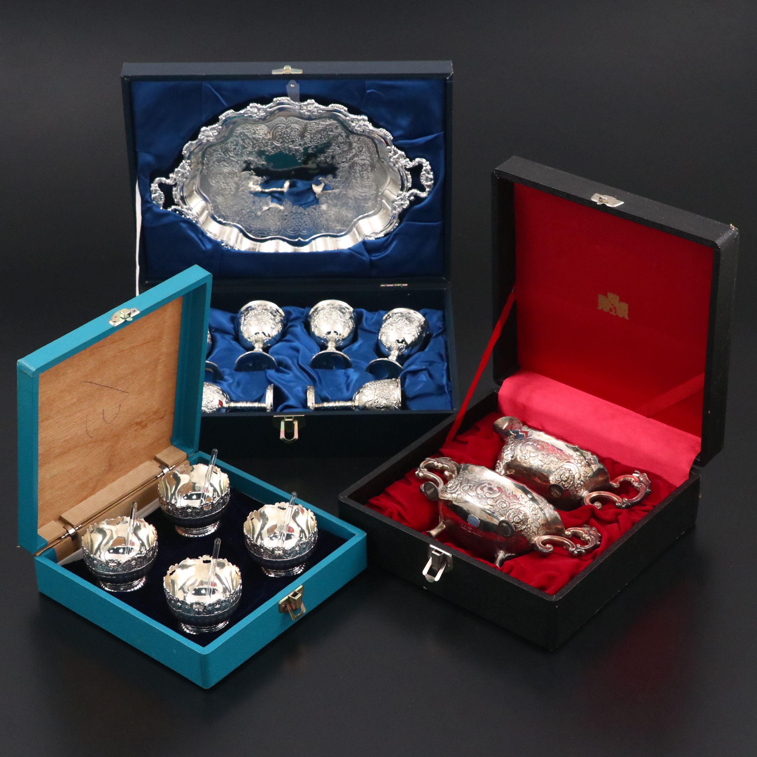 Corbell & Co, Raimond, and More Silver Plate Table Accessories