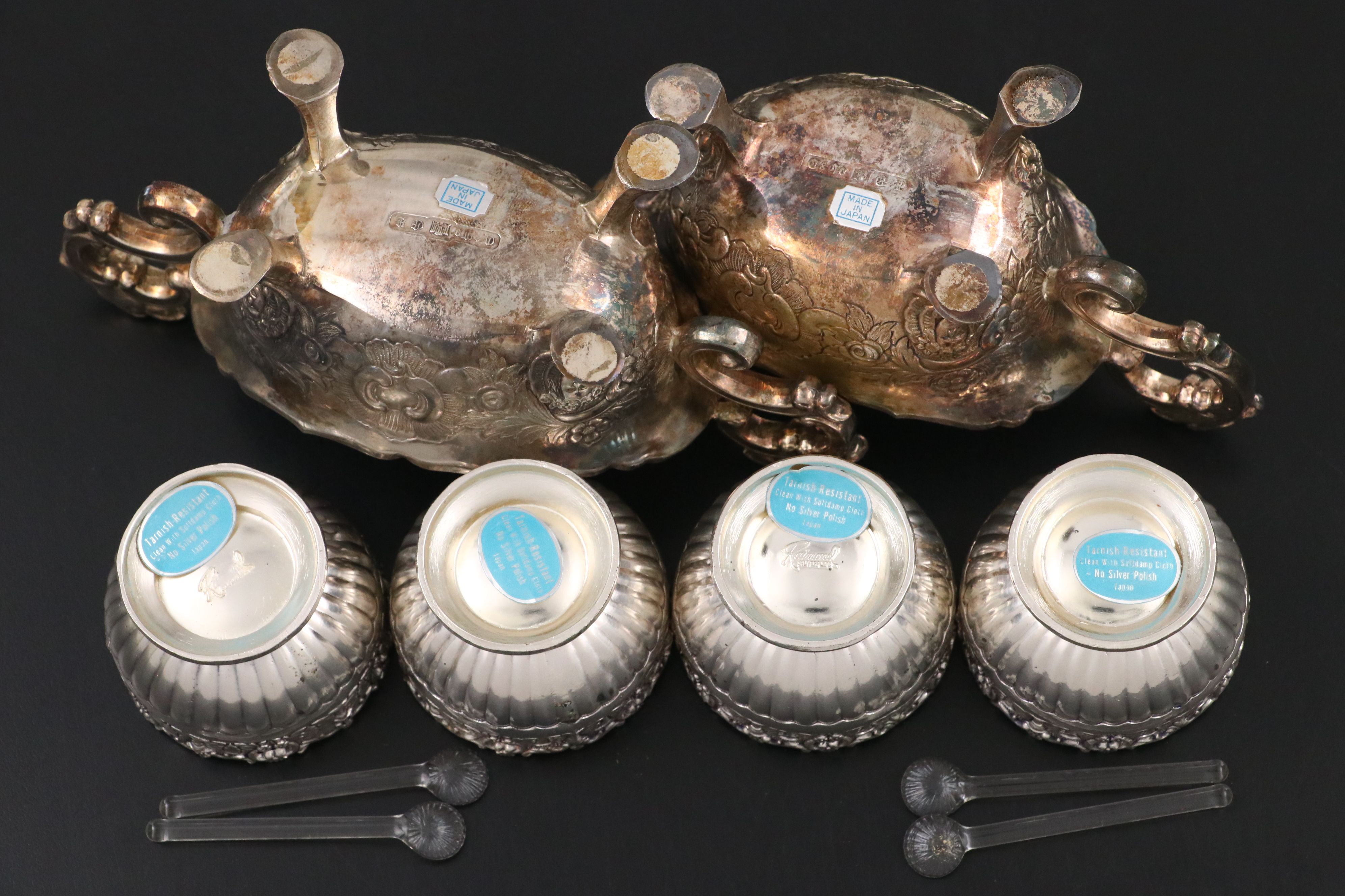 Corbell & Co, Raimond, and More Silver Plate Table Accessories