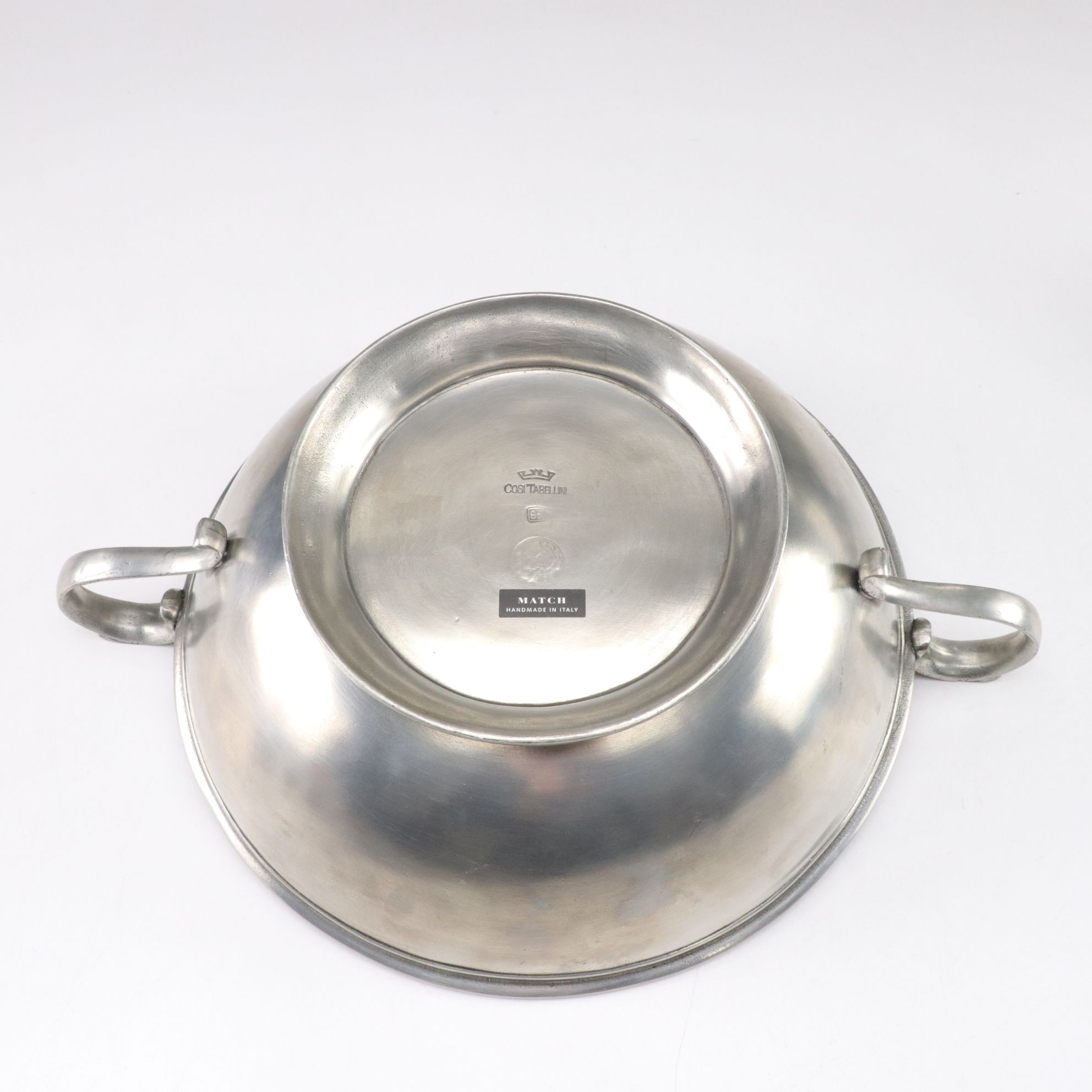 La Bottega del Peltro Centerpiece Bowl & Other Pewter Tableware