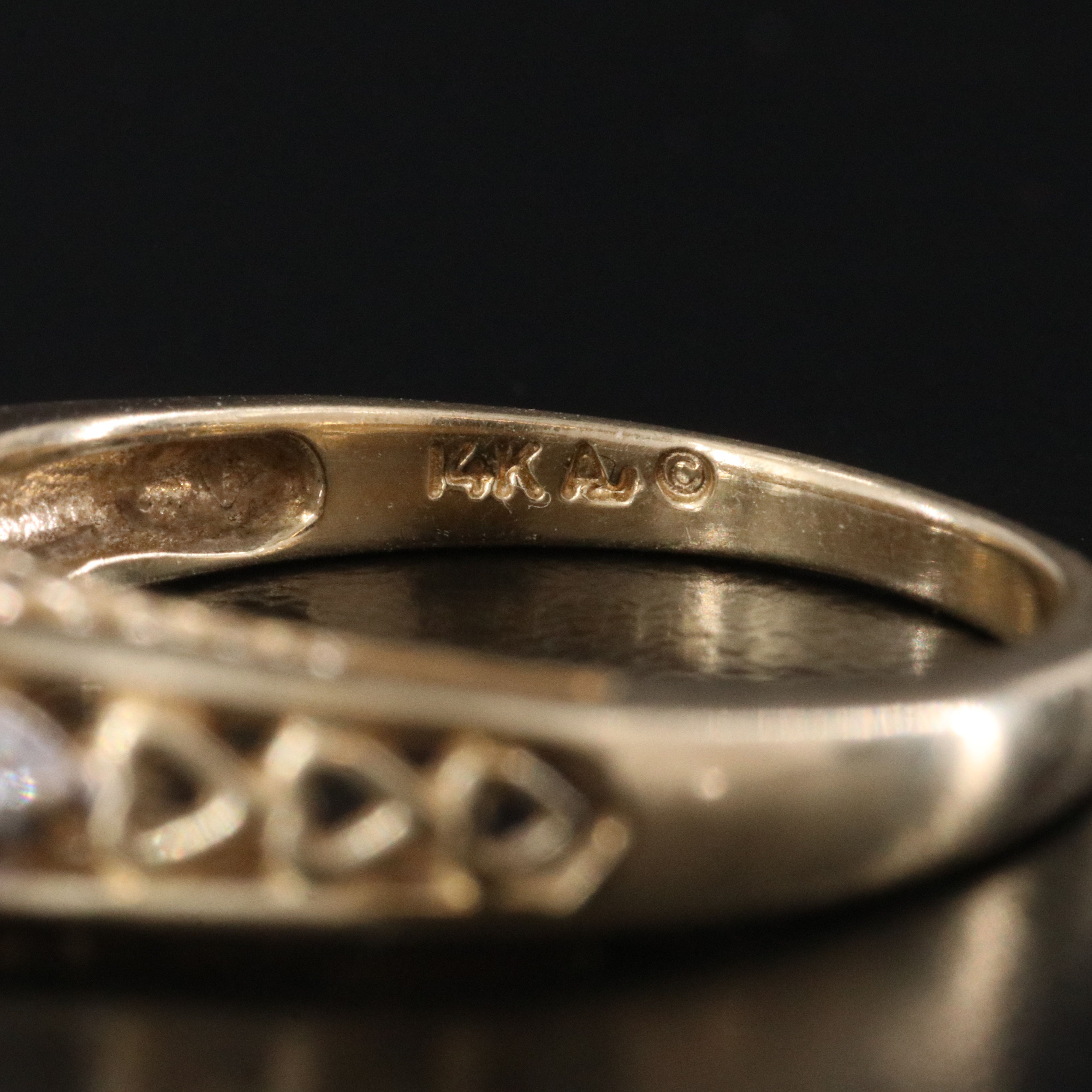 14K Tanzanite and Diamond Ring