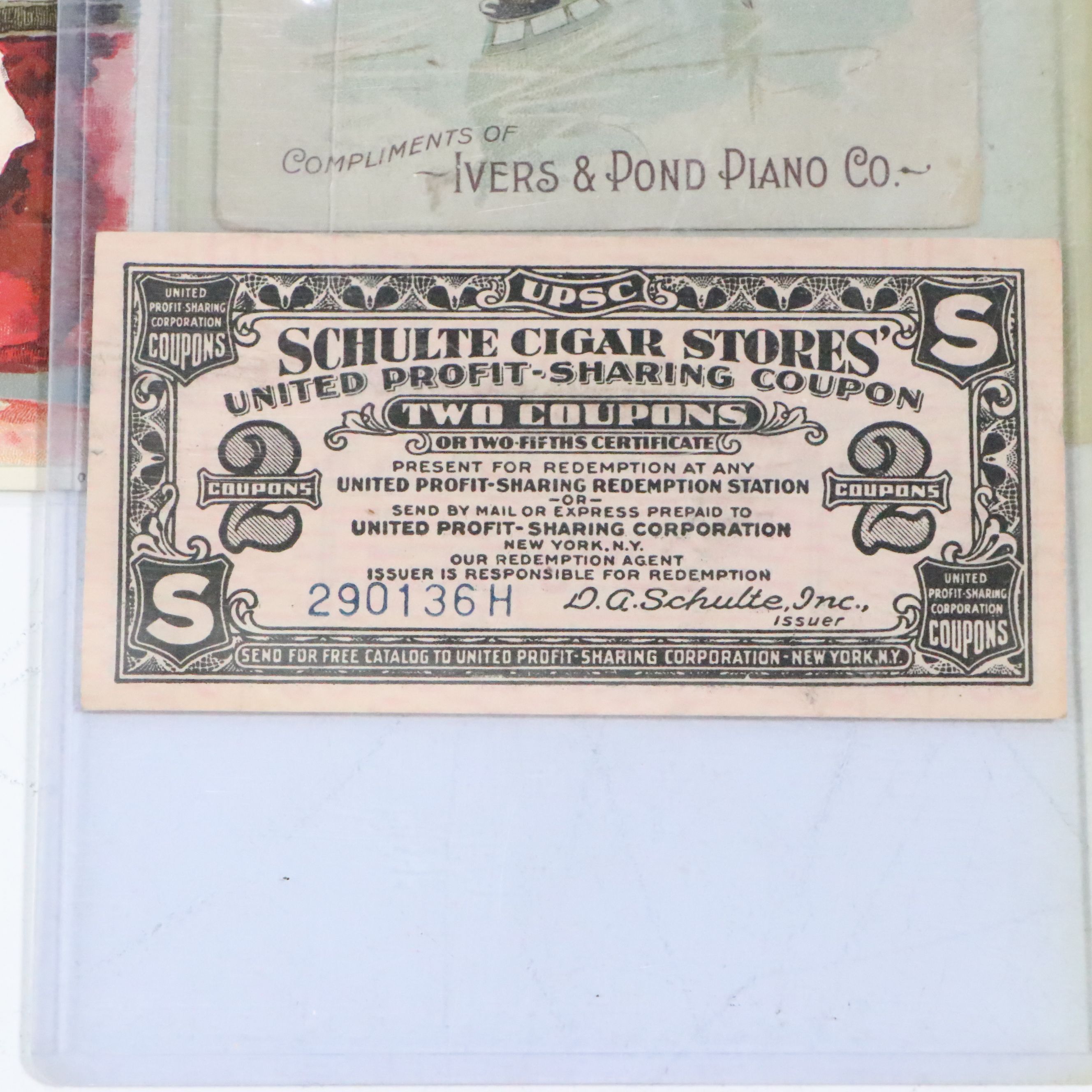 Ohio Victorian Era Advertising Trade Cards with Other Antique Ephemera