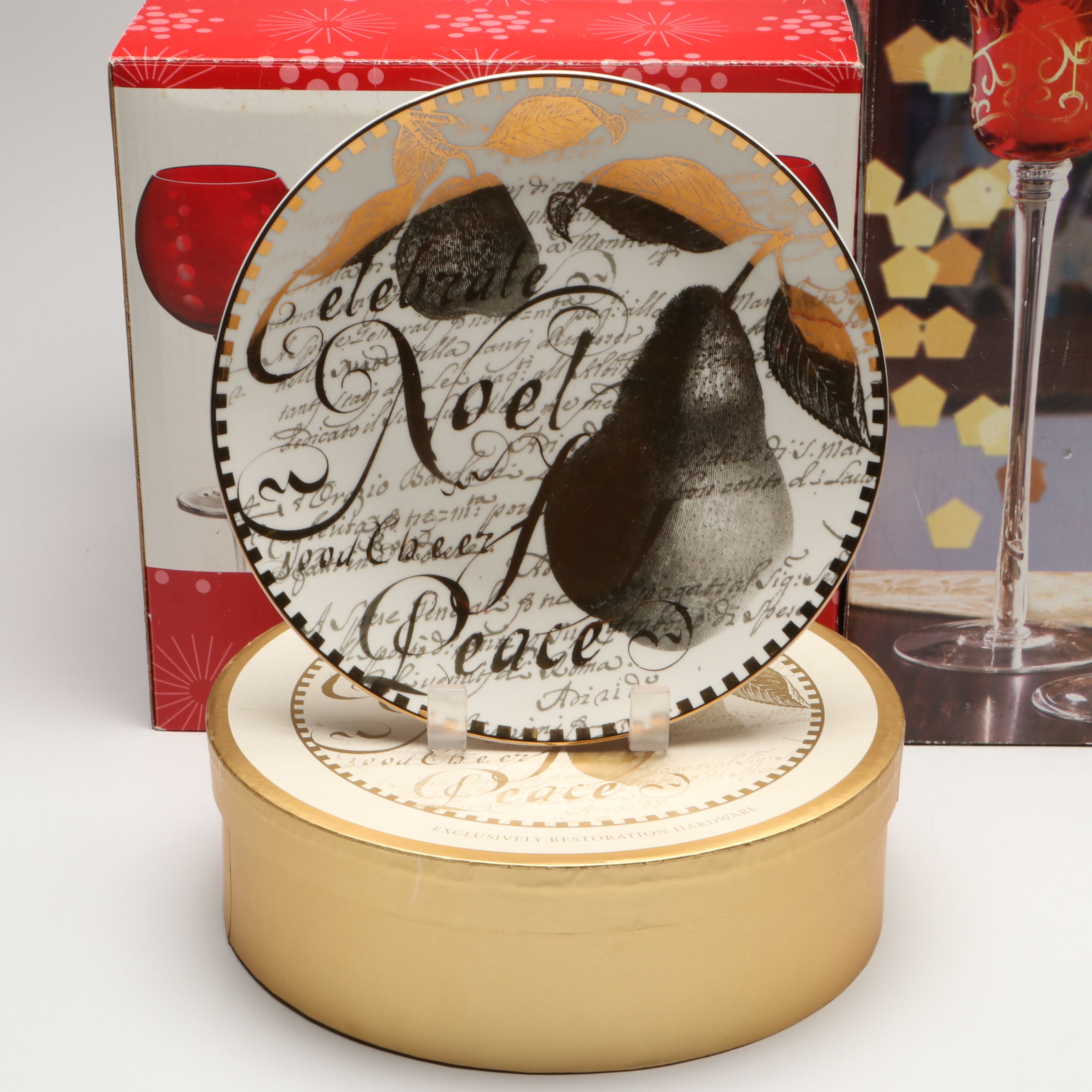 Mikasa "Cheers" Wine Glasses with More Holiday Serveware and Table Accessories