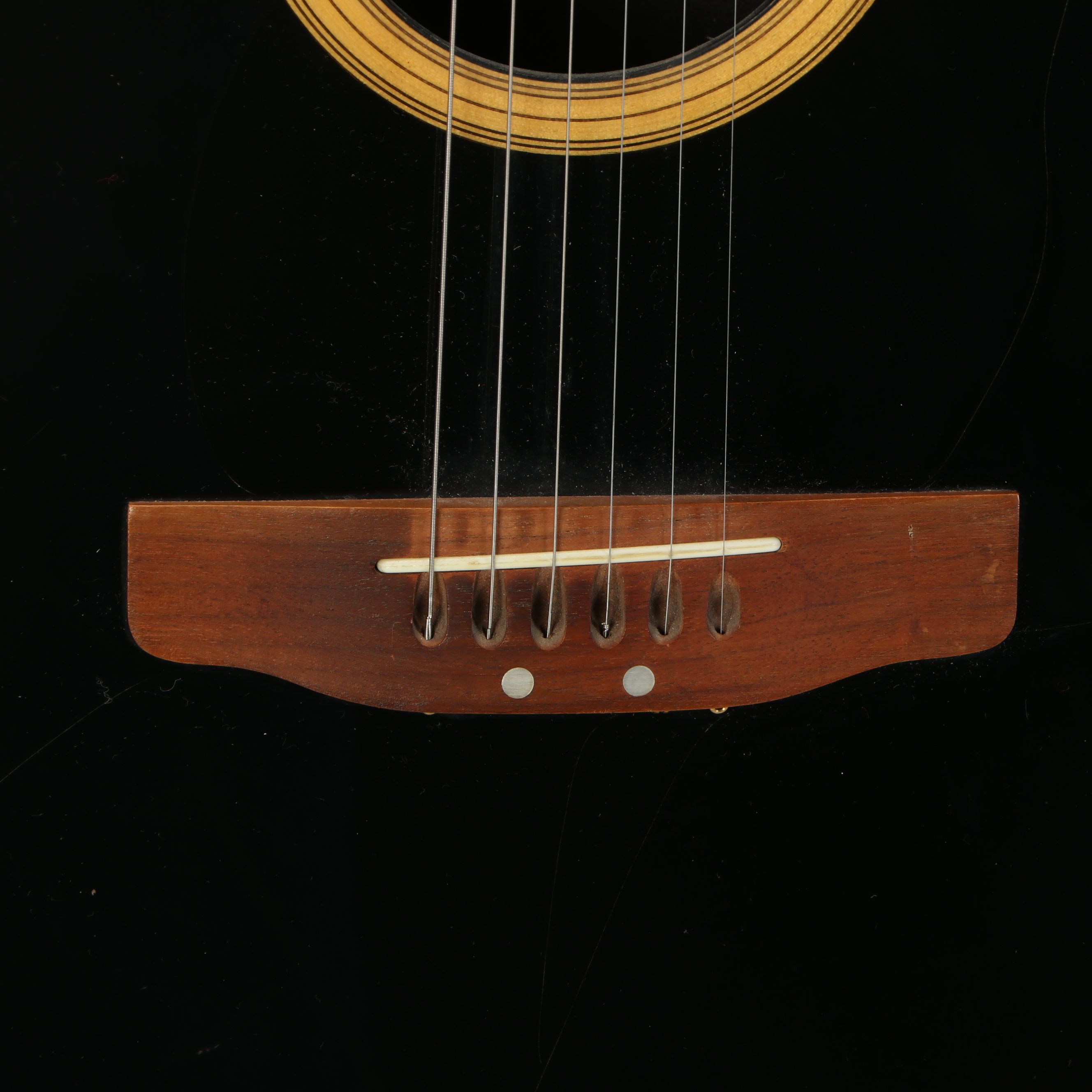 Kaman Music Applause Black Finish Electric Acoustic Guitar